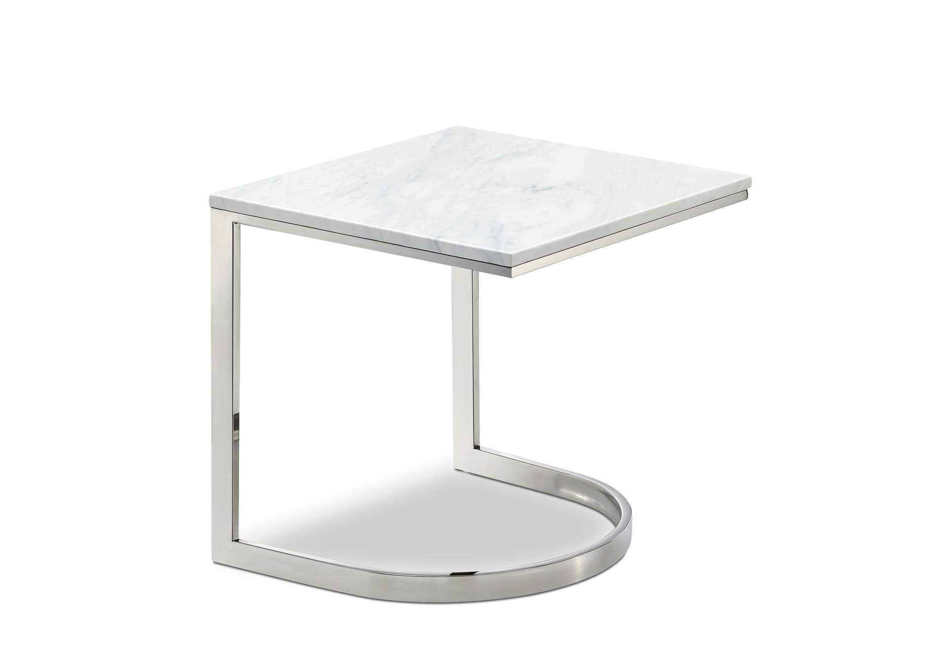 Copley Chrome End Table,Meridian Furniture