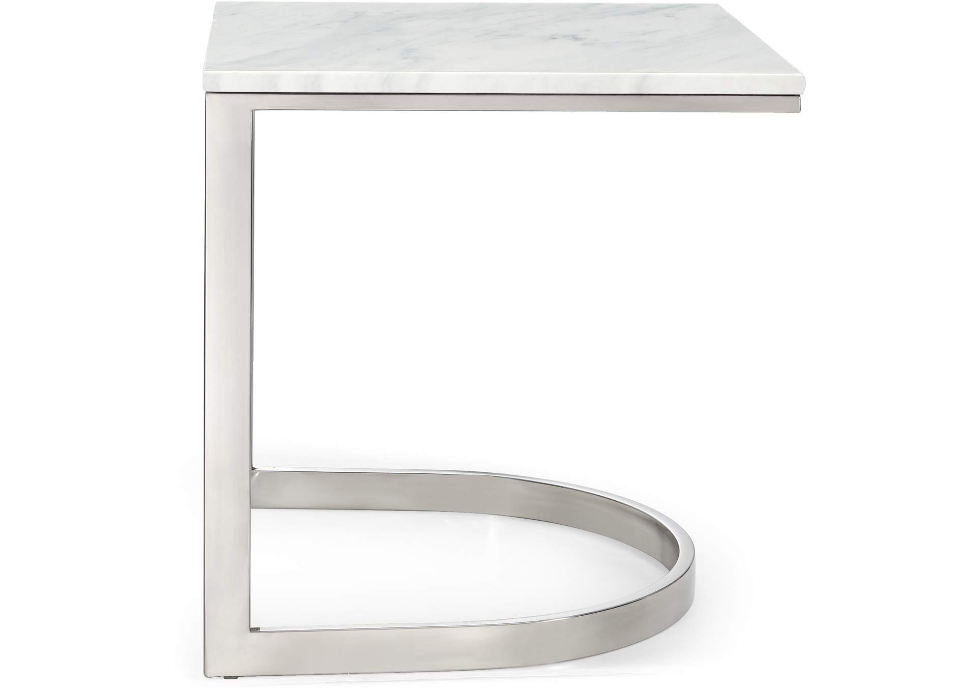 Copley Chrome End Table,Meridian Furniture