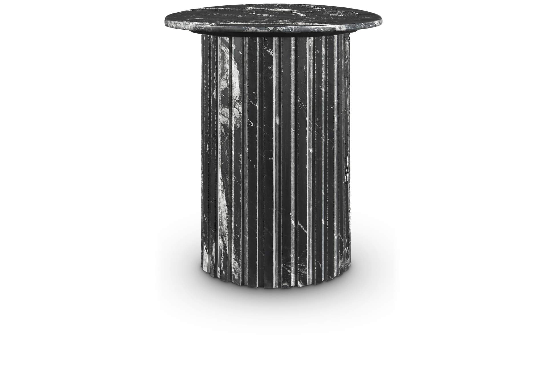 Genoa Black End Table,Meridian Furniture