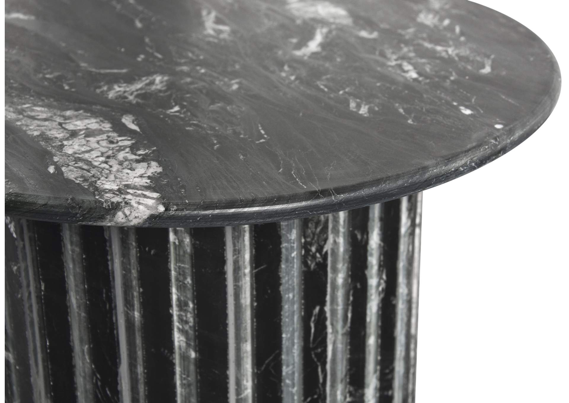 Genoa Black End Table,Meridian Furniture
