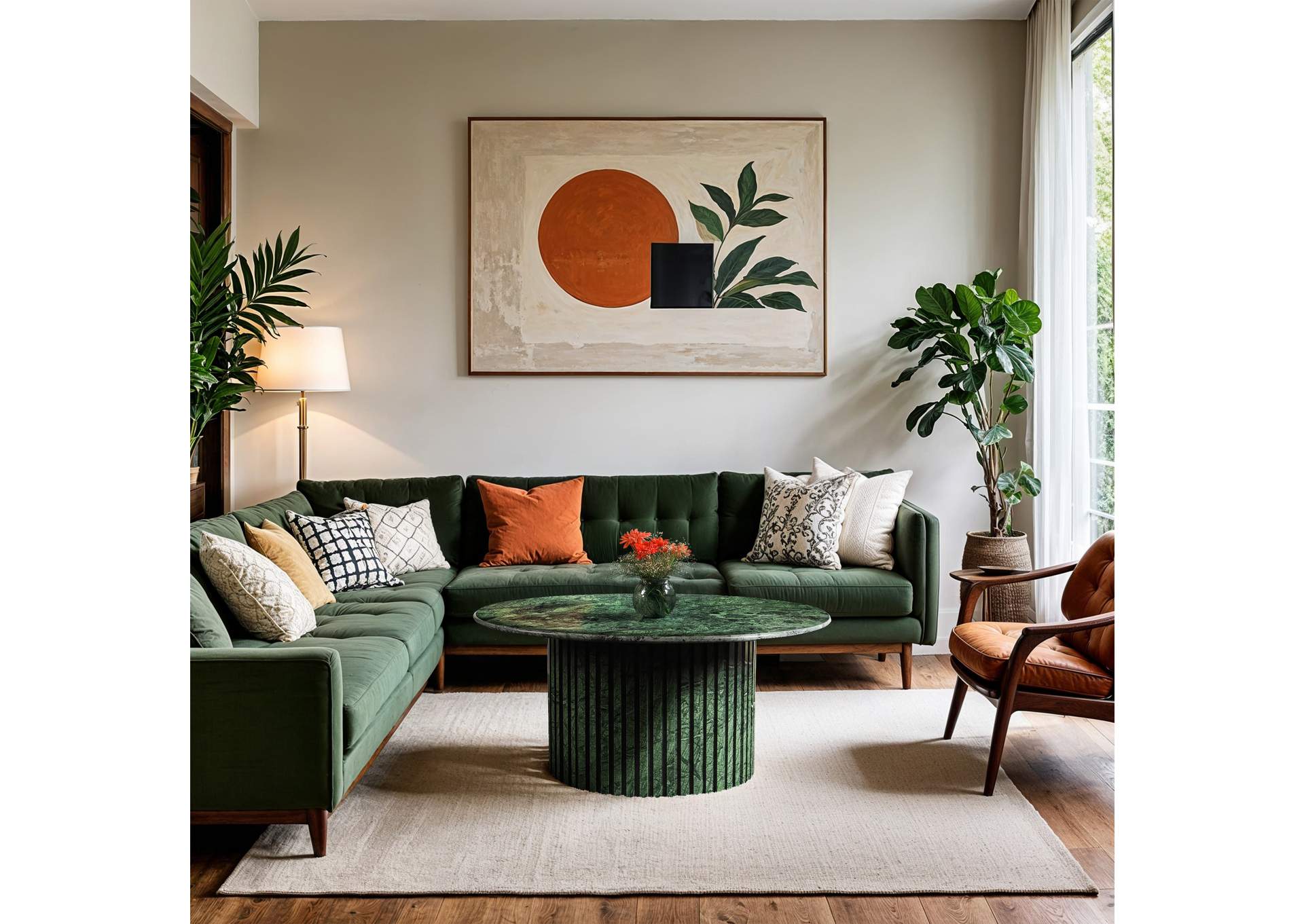 Genoa Green Coffee Table,Meridian Furniture