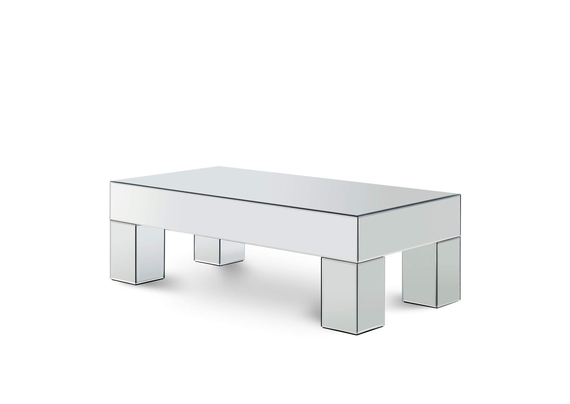 Lainy Mirrored Coffee Table,Meridian Furniture