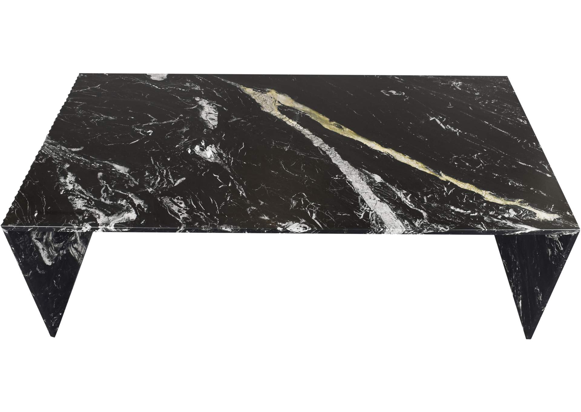 Lucca Black Coffee Table,Meridian Furniture