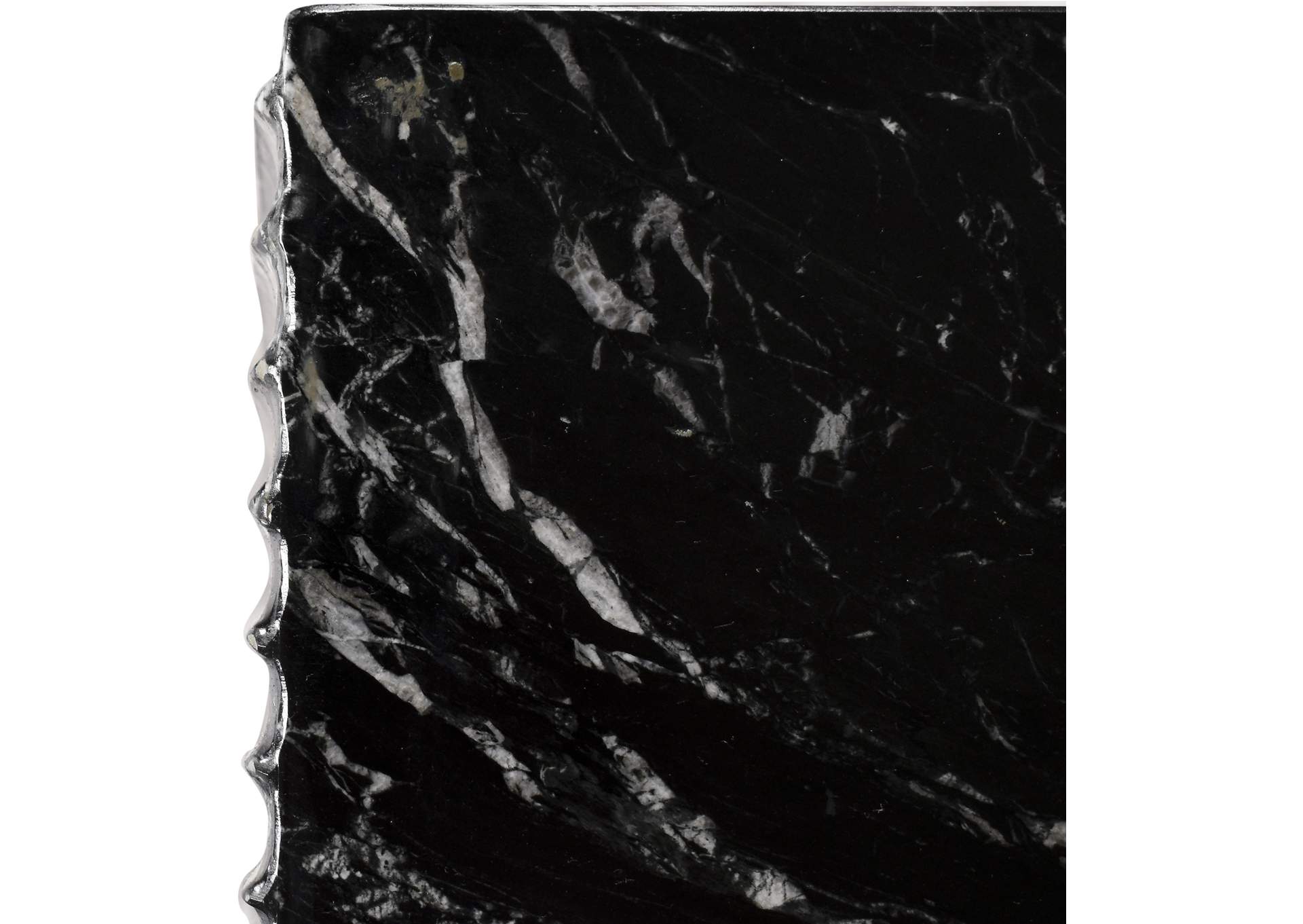 Lucca Black End Table,Meridian Furniture