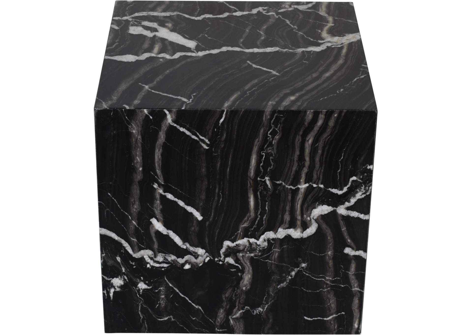 Bolzano Black End Table,Meridian Furniture