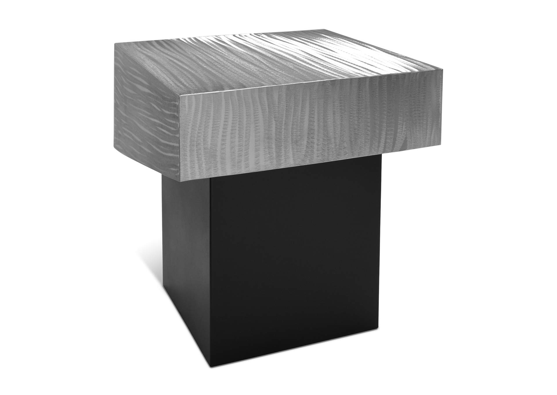 Palladium Silver End Table,Meridian Furniture