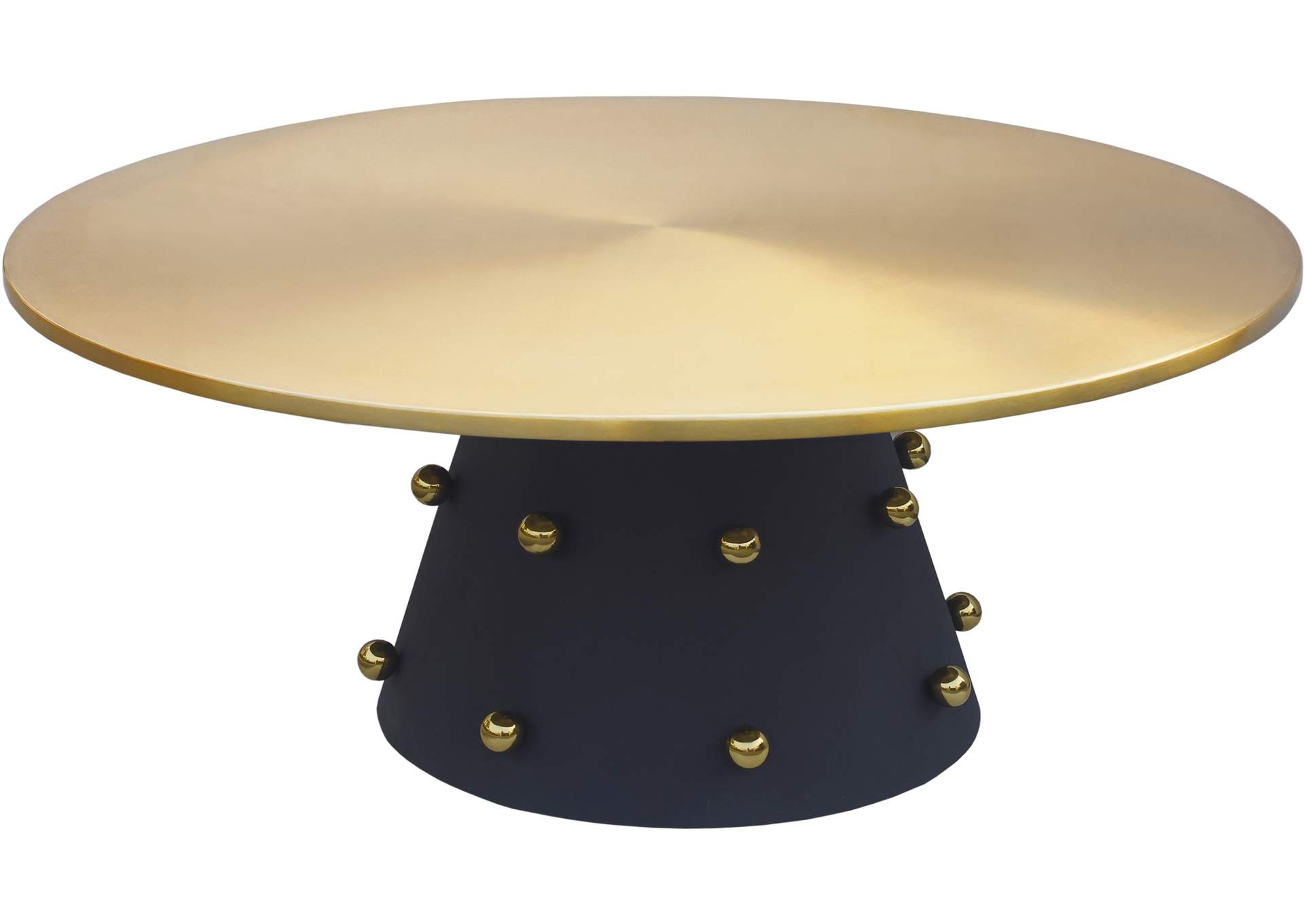 Raven Black - Gold Coffee Table,Meridian Furniture