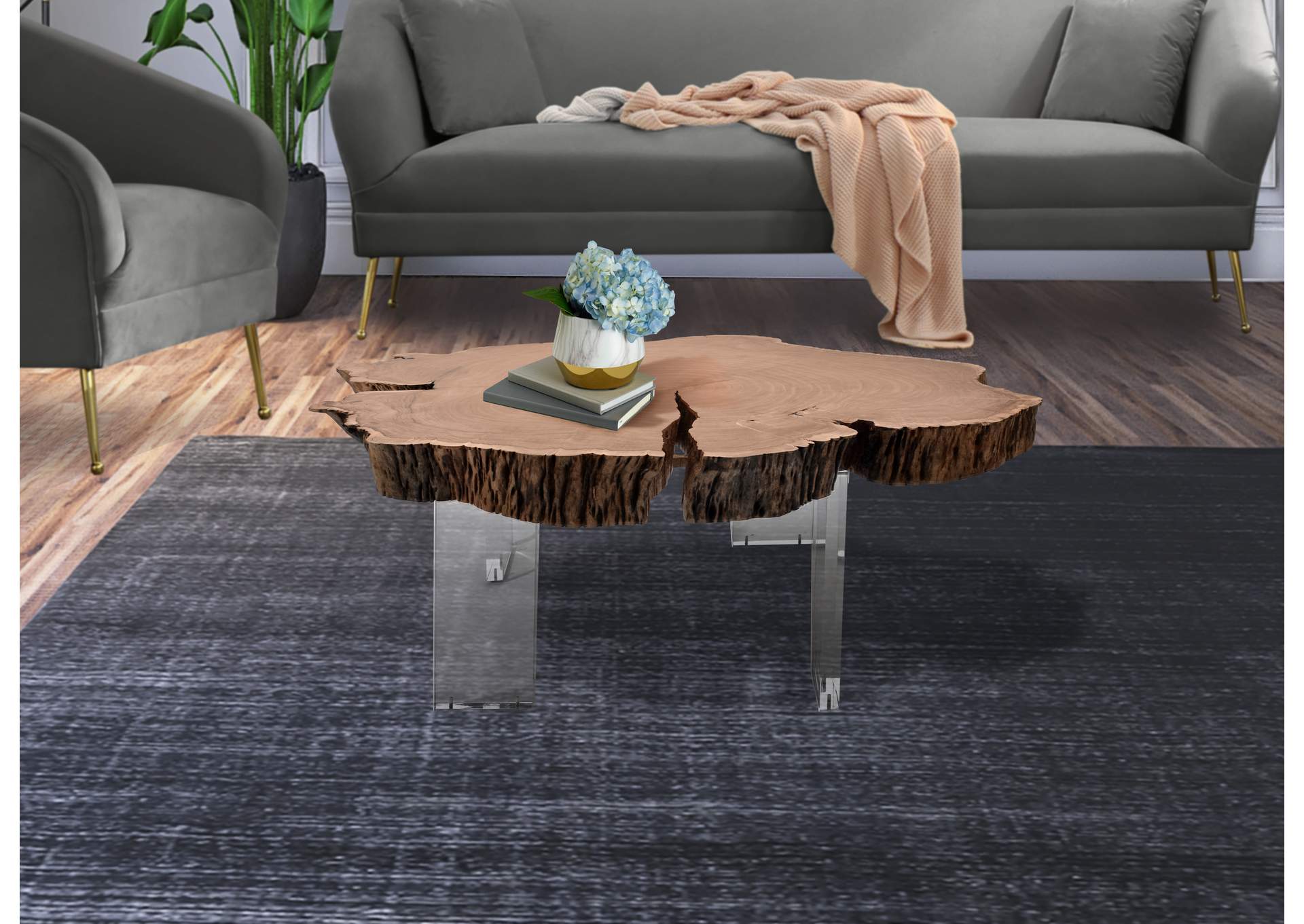 Woodland Natural Wood Coffee Table,Meridian Furniture