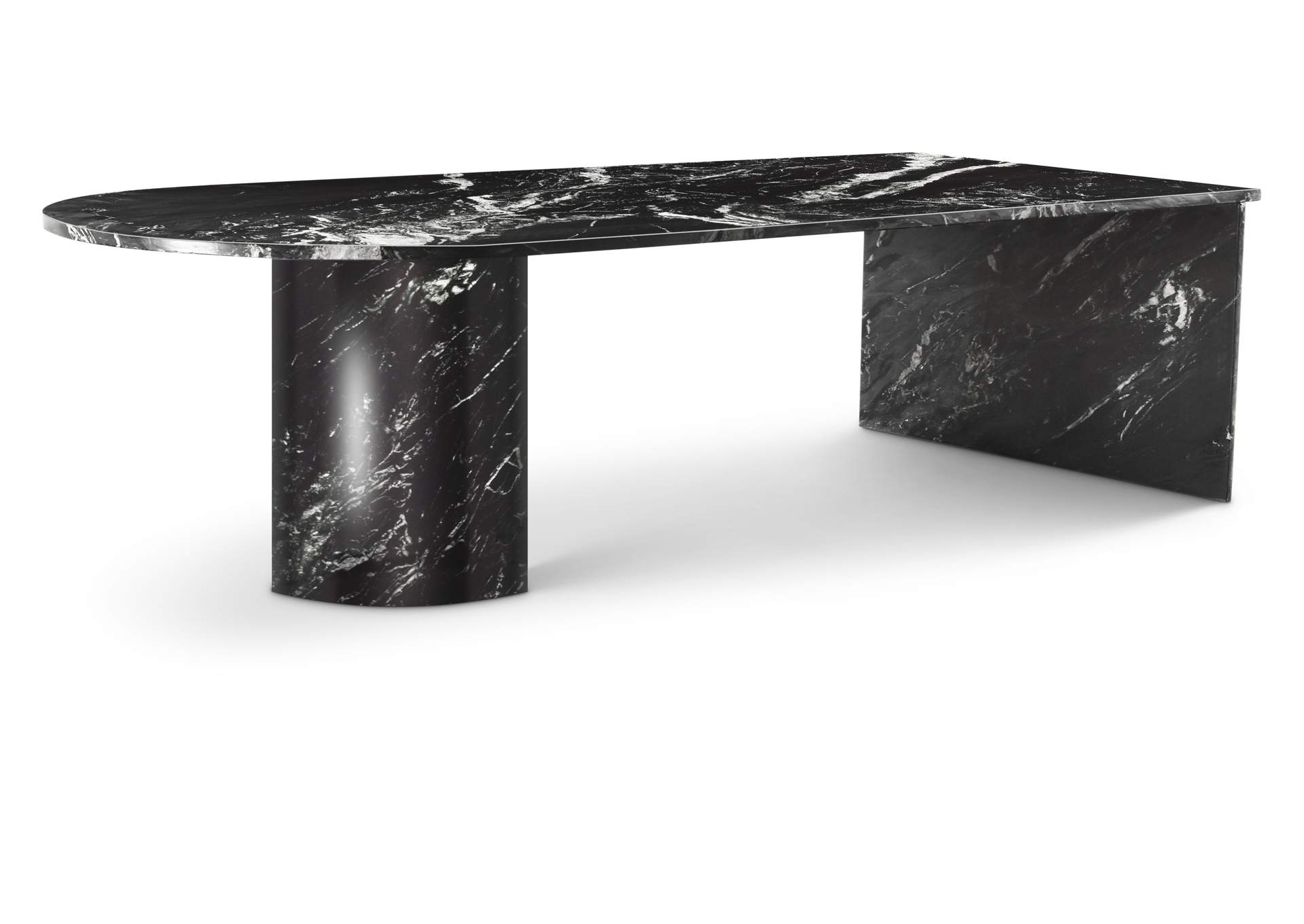 Salerno Black Coffee Table,Meridian Furniture