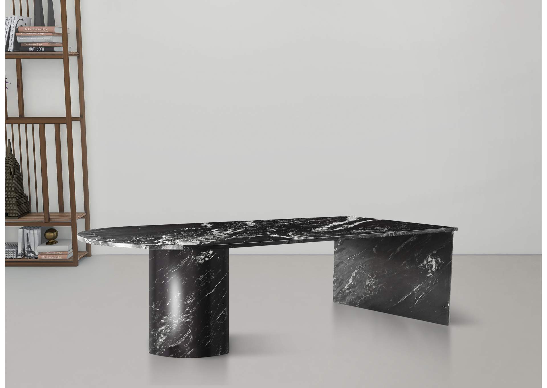 Salerno Black Coffee Table,Meridian Furniture
