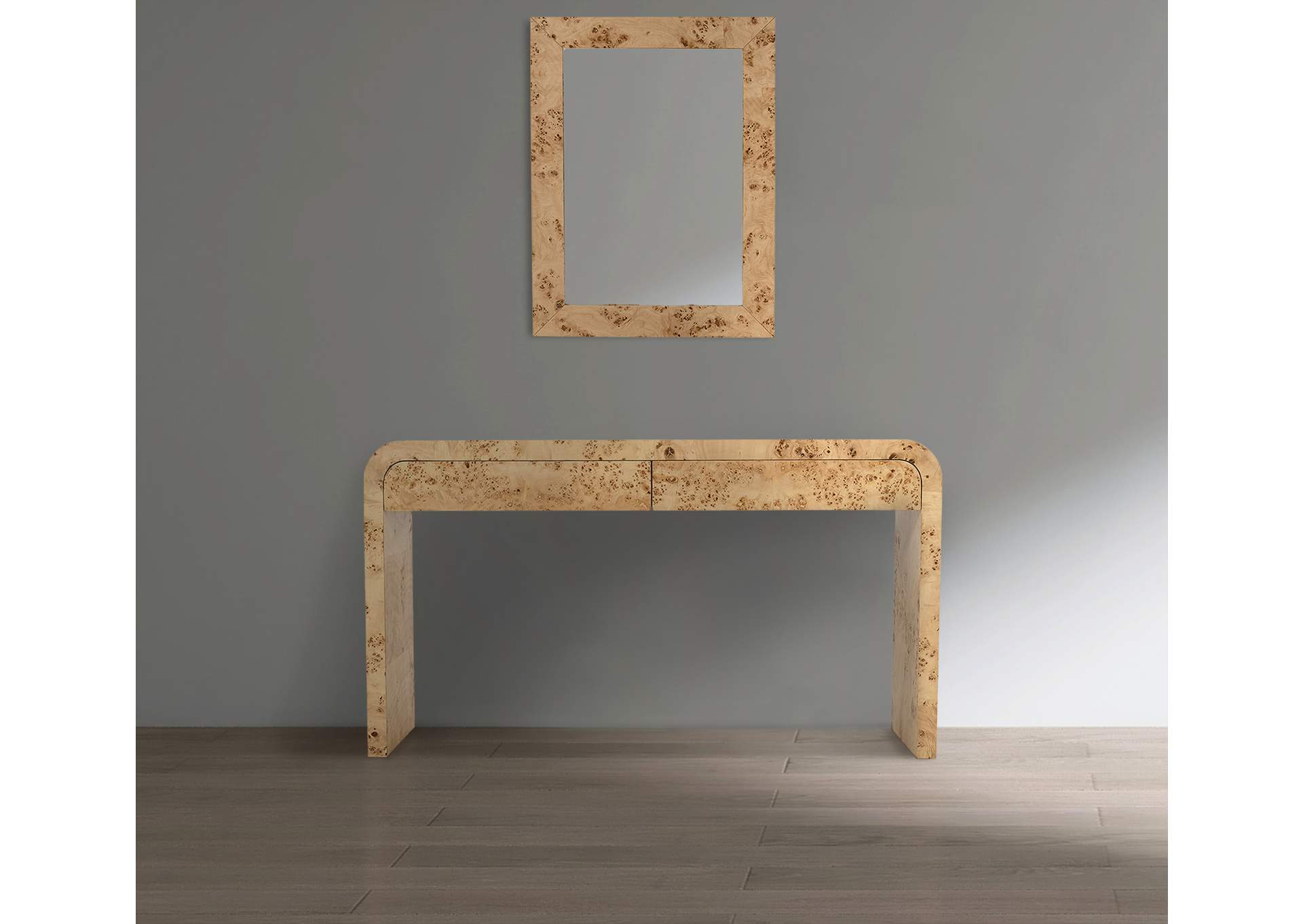 Cresthill Natural Ash Mirror,Meridian Furniture