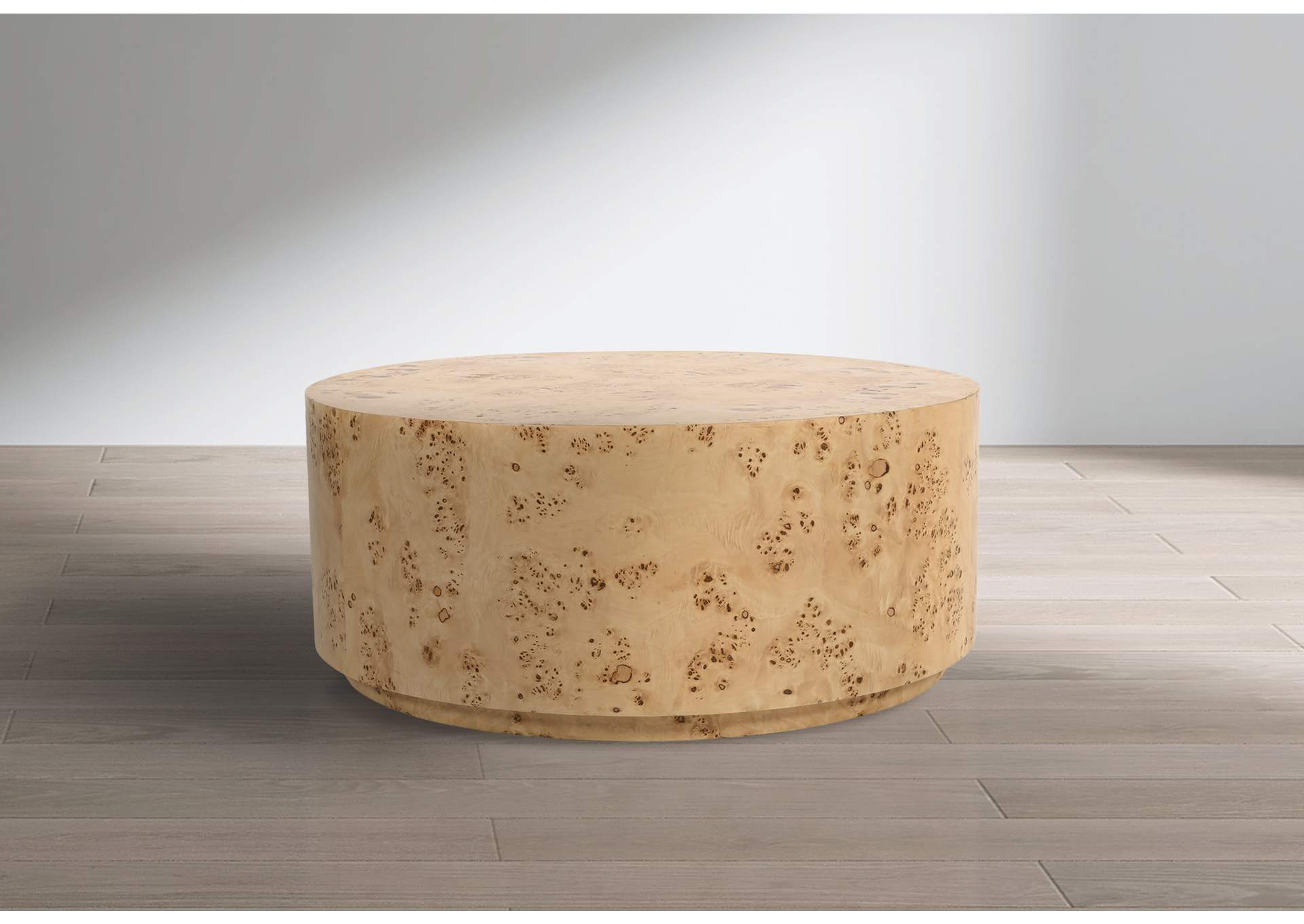 Burl Natural Ash Coffee Table,Meridian Furniture