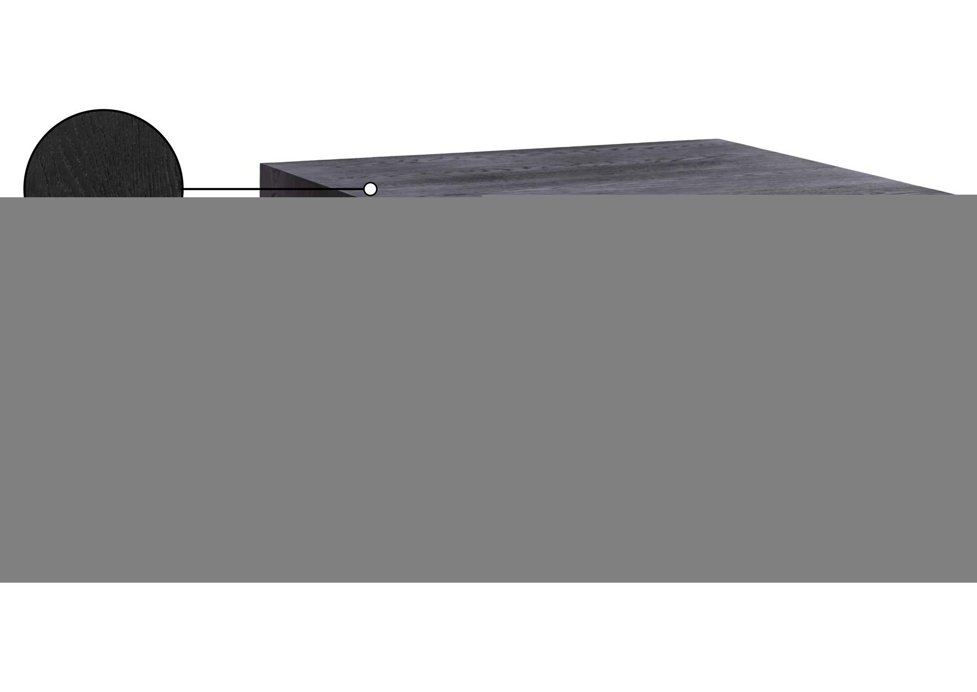 Arch Black Coffee Table,Meridian Furniture