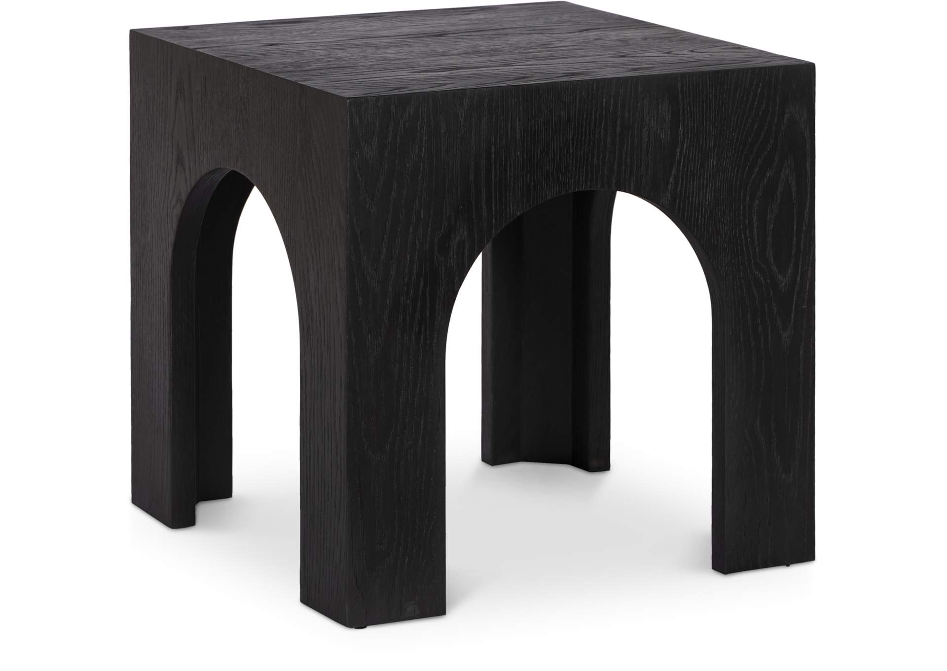 Arch Black End Table,Meridian Furniture