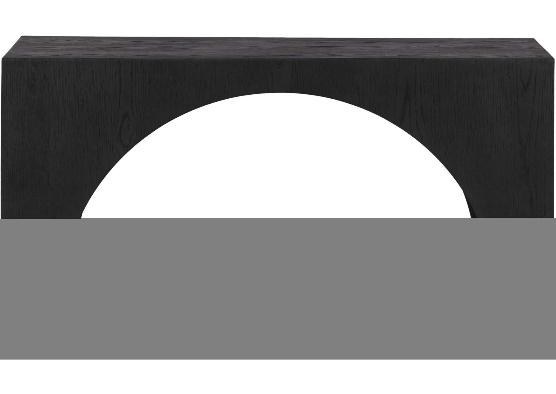 Arch Black Console Table,Meridian Furniture