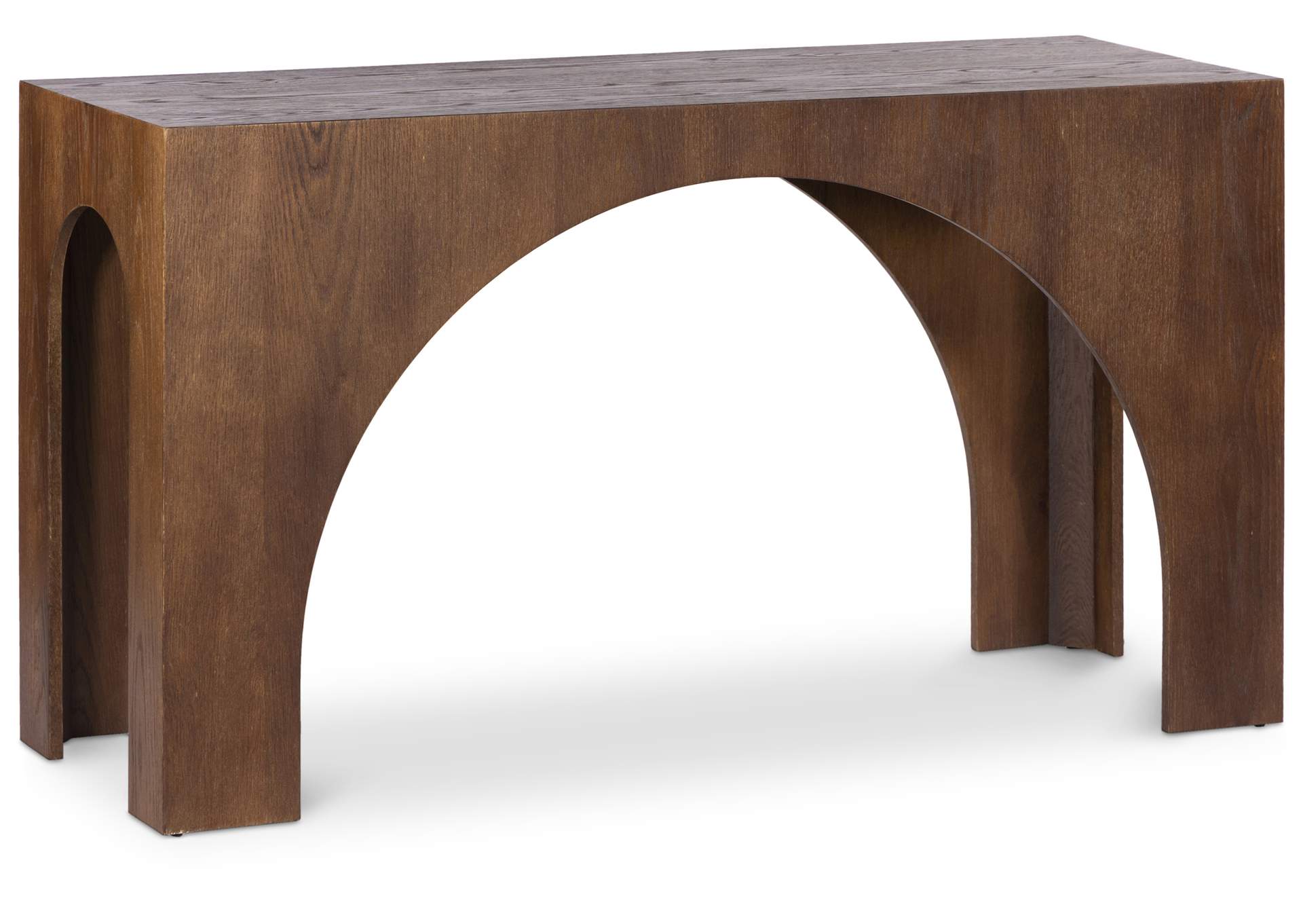 Arch Brown Console Table,Meridian Furniture