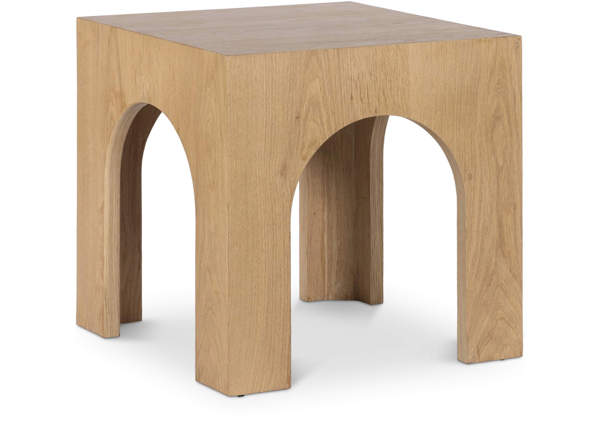 Arch Oak End Table,Meridian Furniture