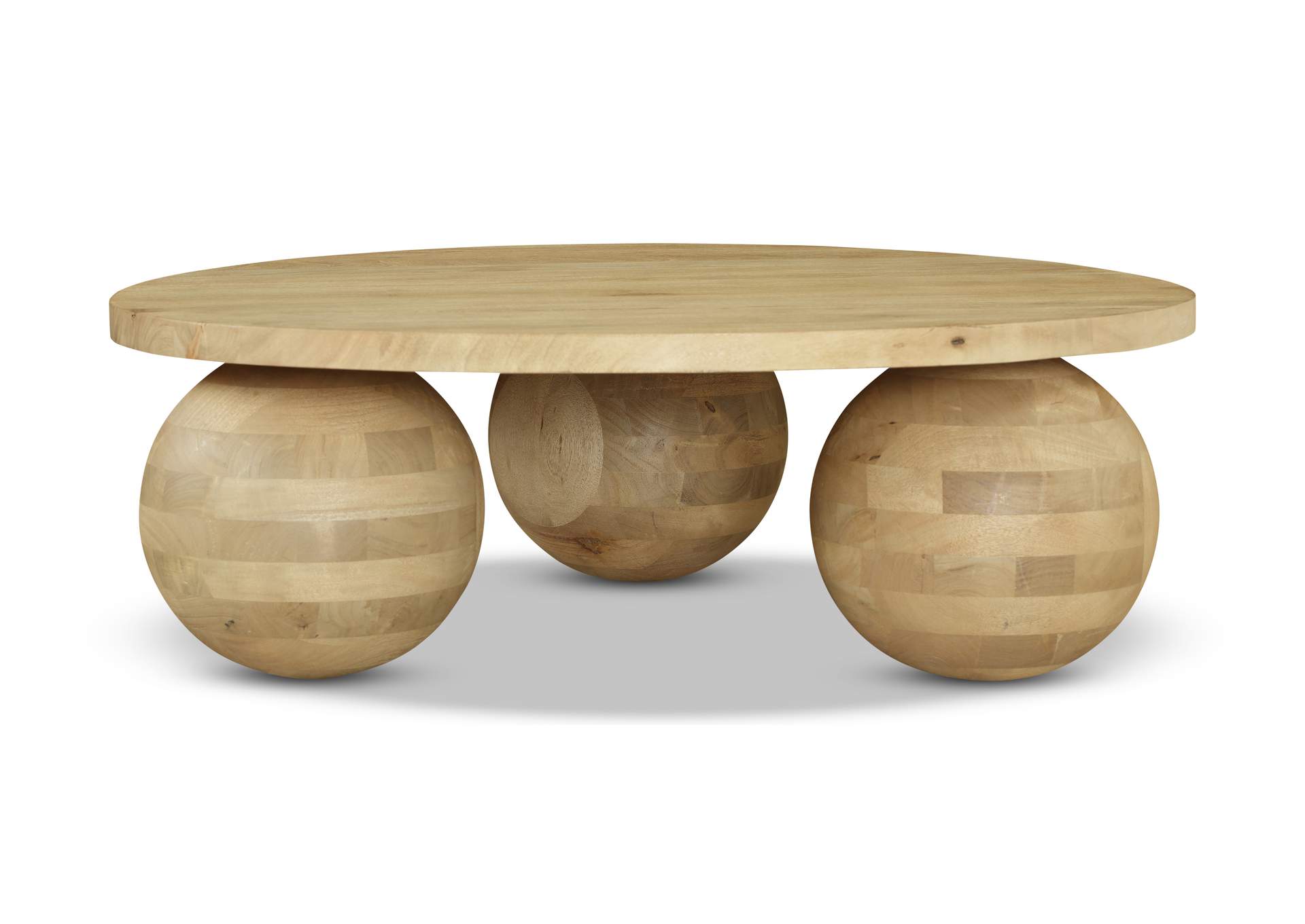 Spherical Natural Oak Coffee Table,Meridian Furniture