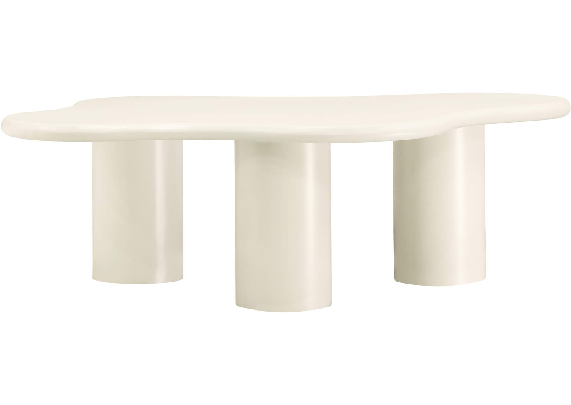 Romaine Cream Coffee Table,Meridian Furniture