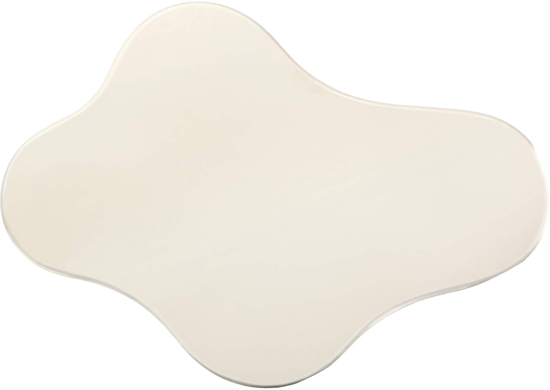 Romaine Cream End Table,Meridian Furniture