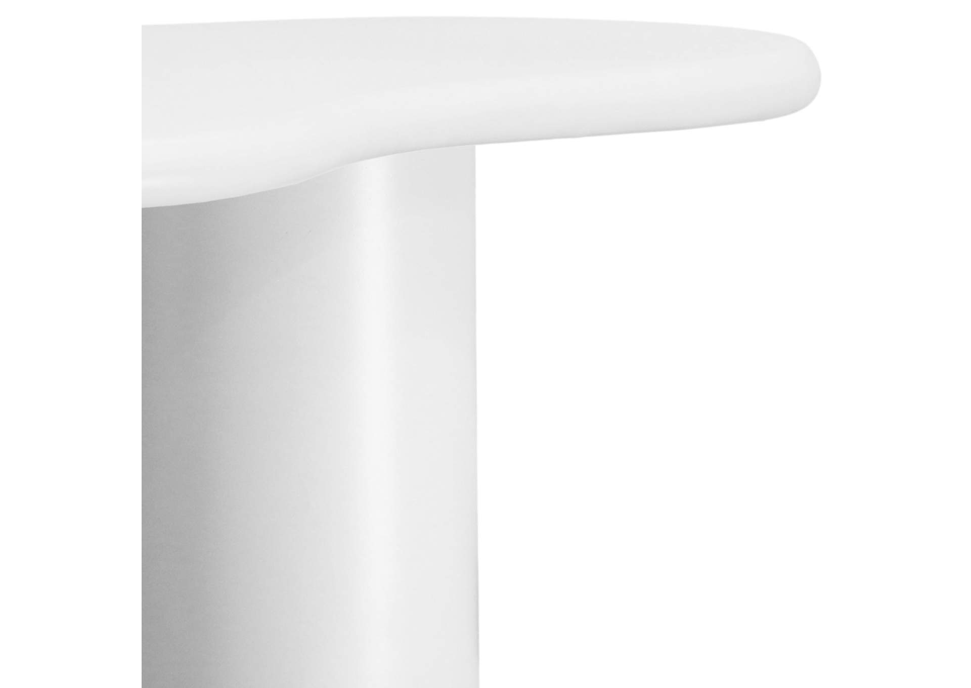 Romaine White Coffee Table,Meridian Furniture