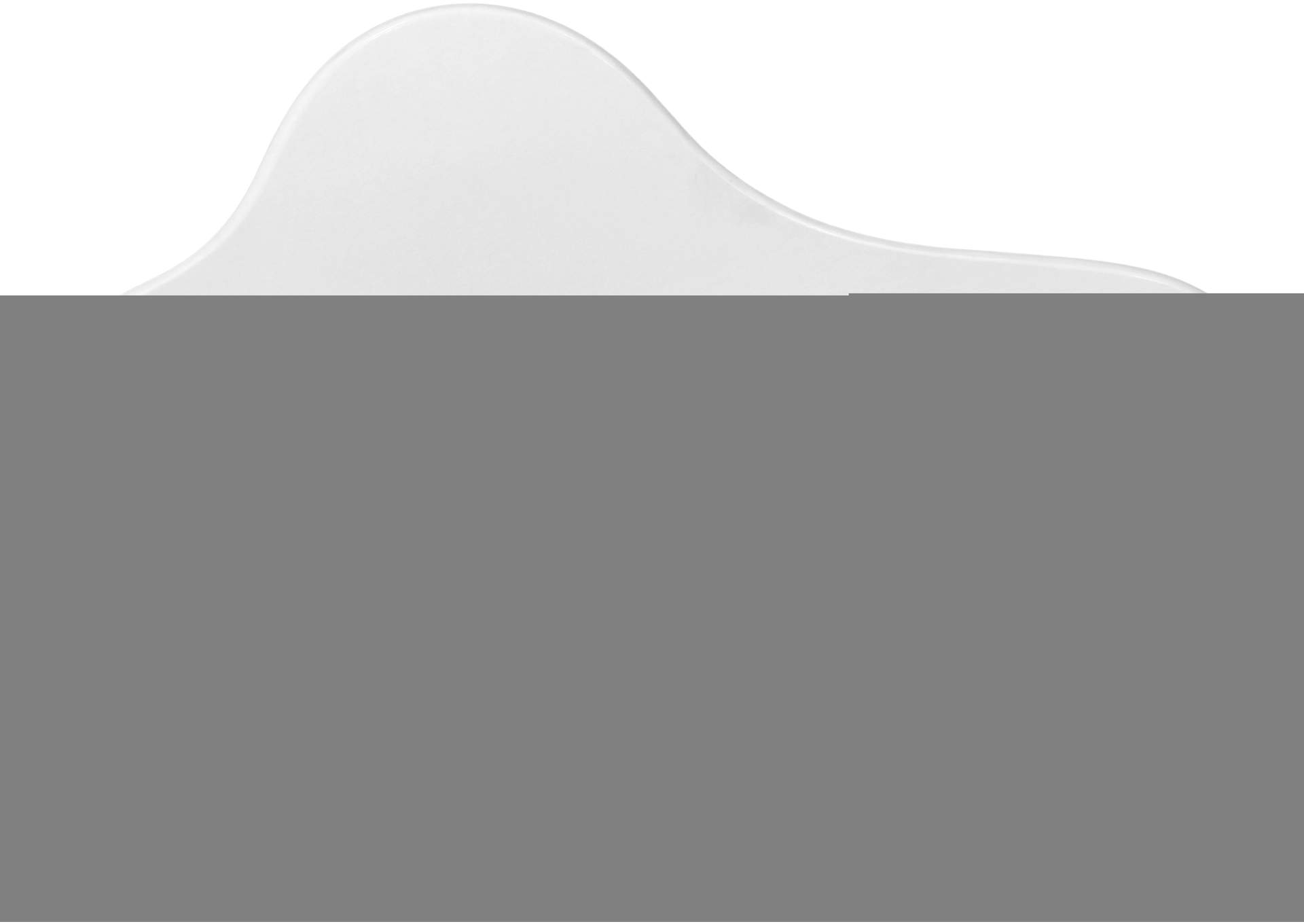 Romaine White End Table,Meridian Furniture