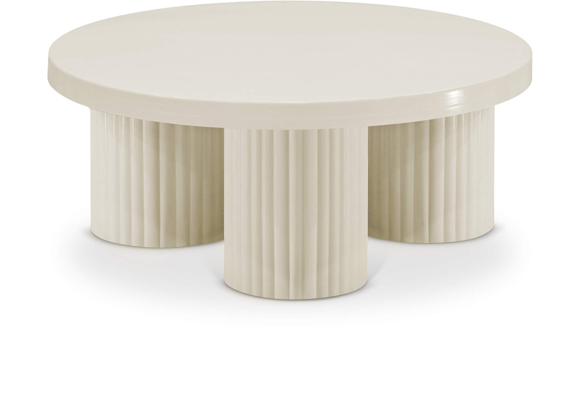 Rhodes Cream Coffee Table,Meridian Furniture