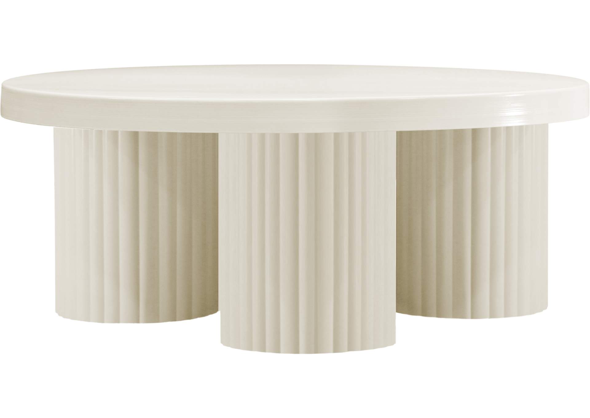 Rhodes Cream Coffee Table,Meridian Furniture