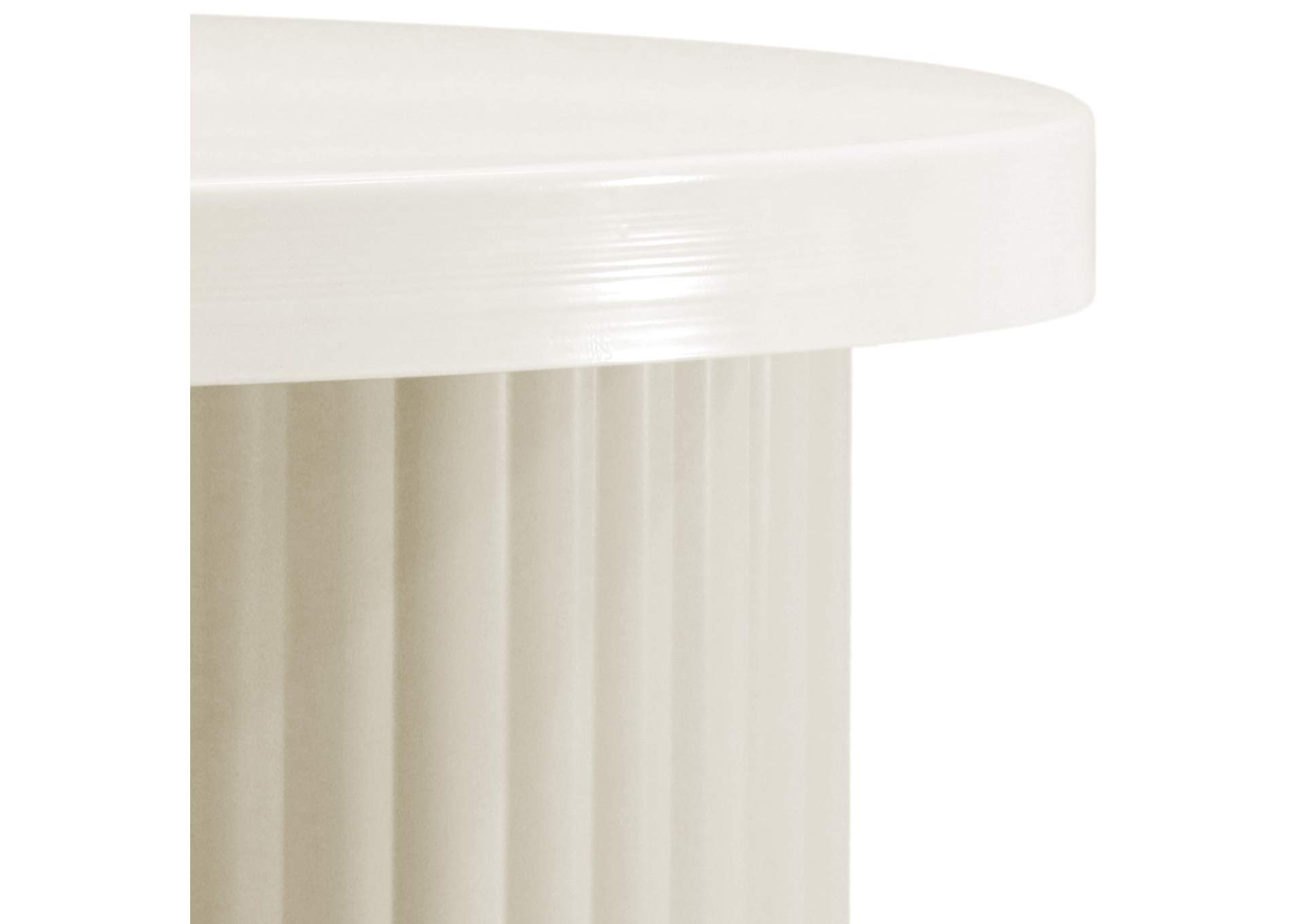 Rhodes Cream Coffee Table,Meridian Furniture