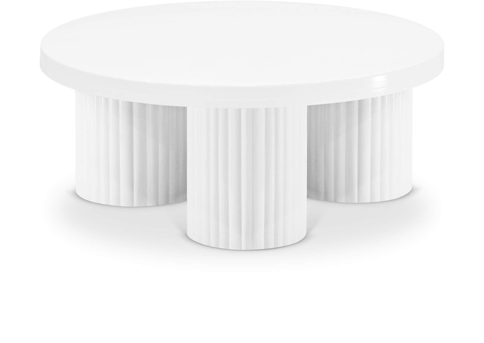 Rhodes White Coffee Table,Meridian Furniture
