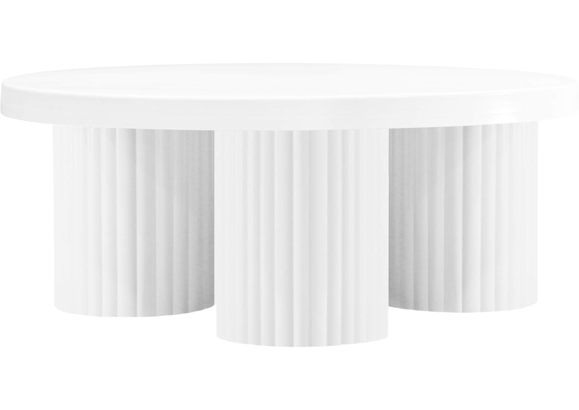 Rhodes White Coffee Table,Meridian Furniture