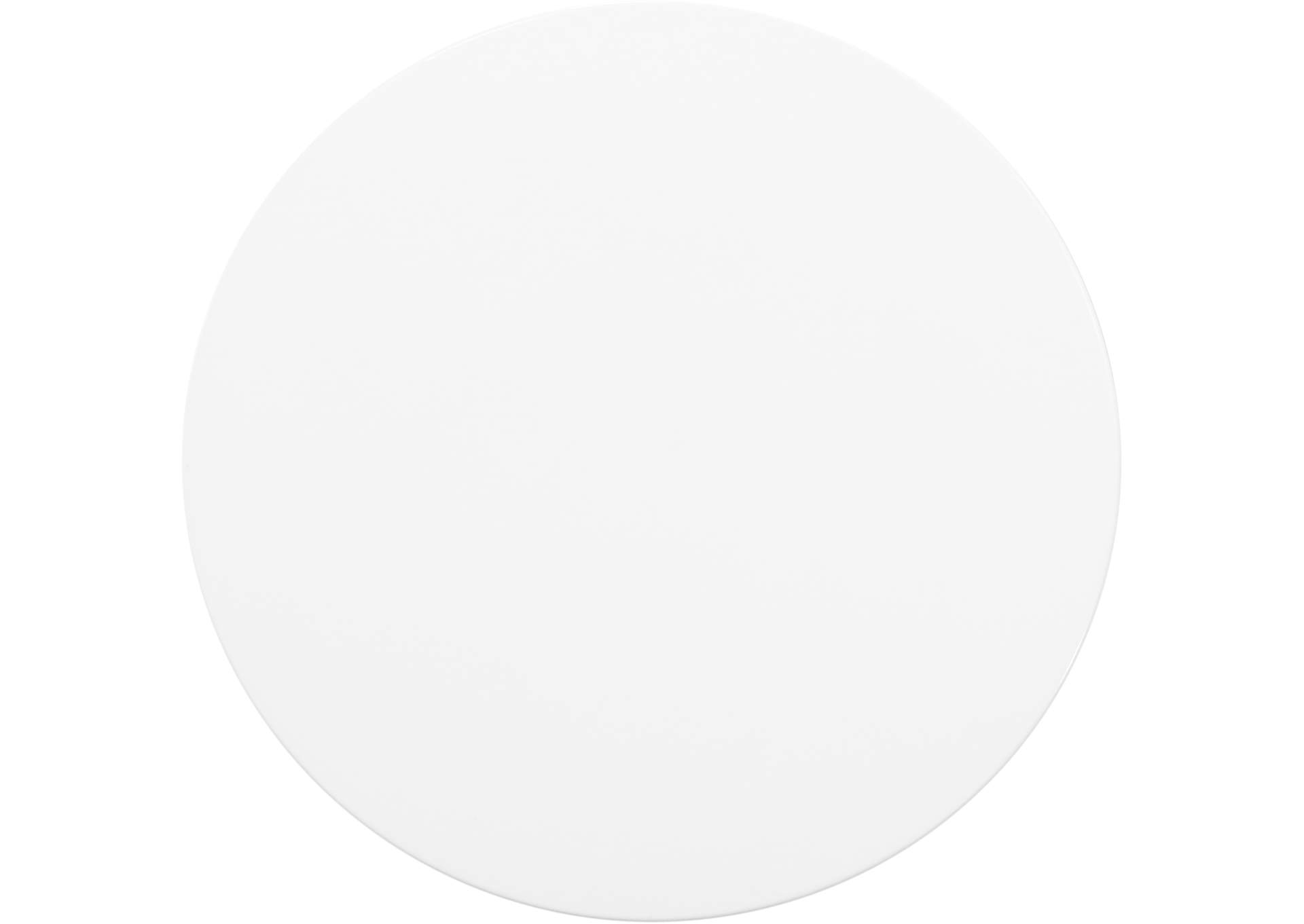 Rhodes White End Table,Meridian Furniture