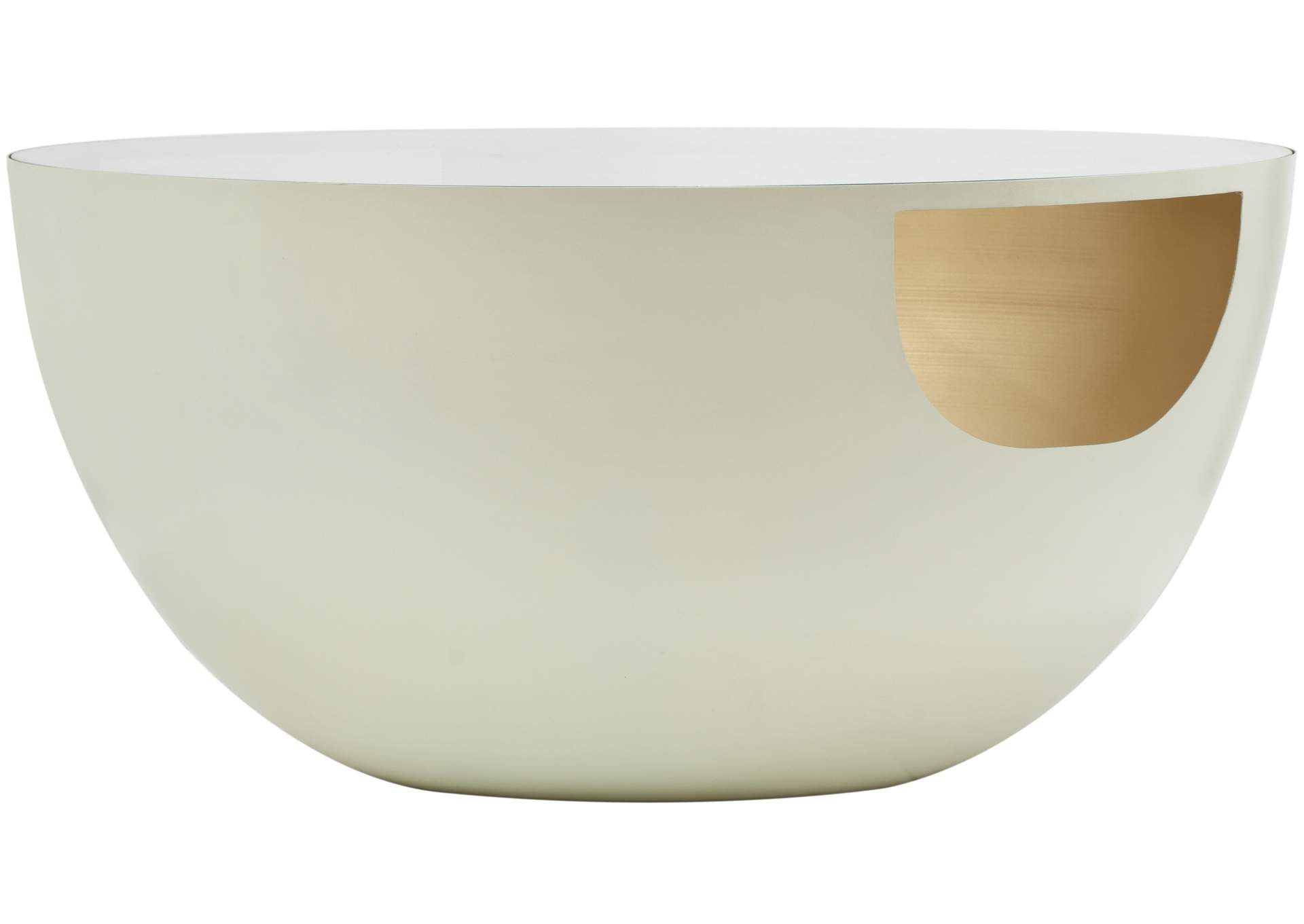 Doma Cream - Gold Coffee Table,Meridian Furniture