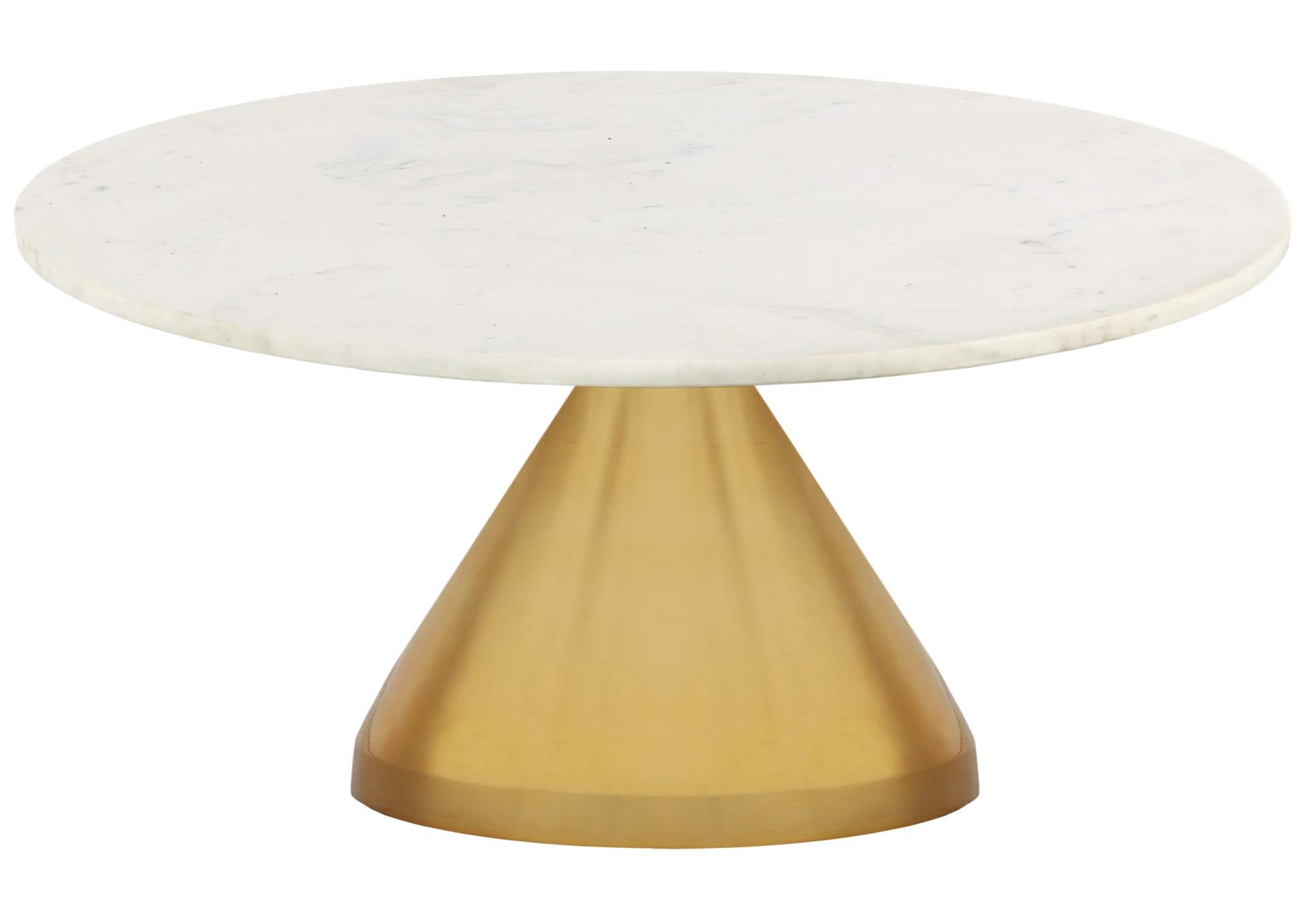 Emery White Marble Coffee Table,Meridian Furniture