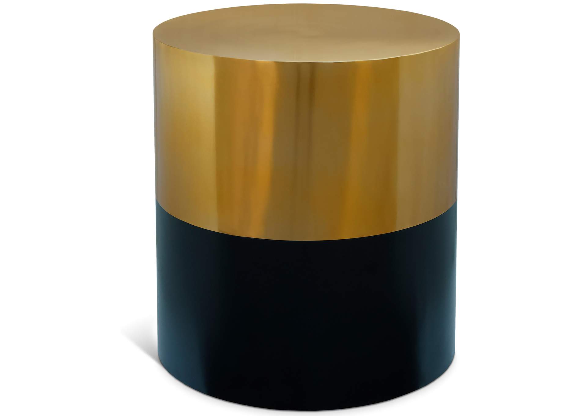 Sun Black - Gold End Table,Meridian Furniture