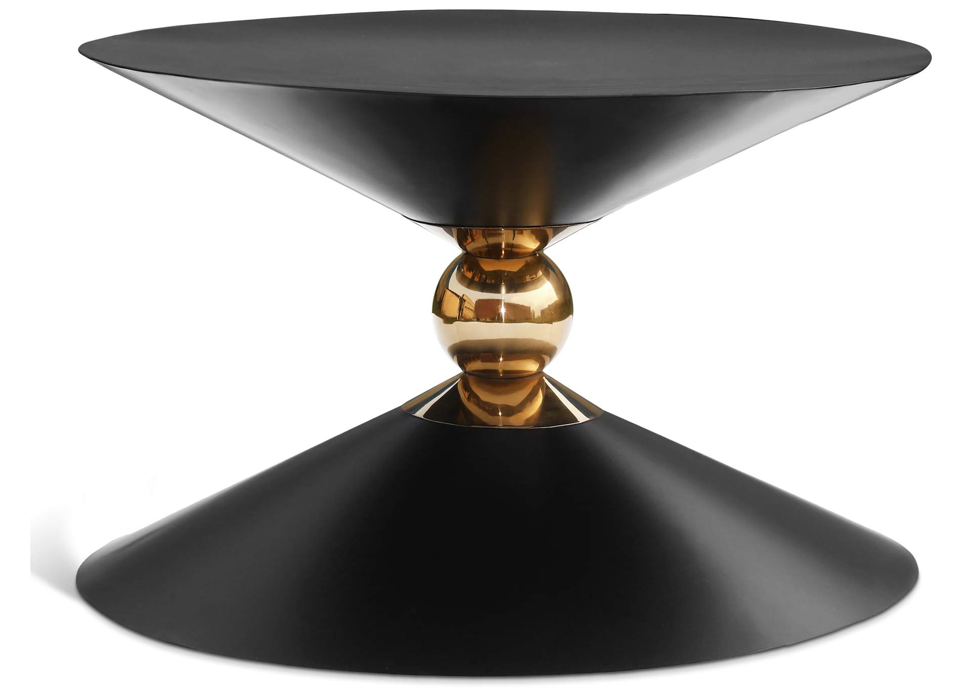 Malia Black - Gold Coffee Table,Meridian Furniture