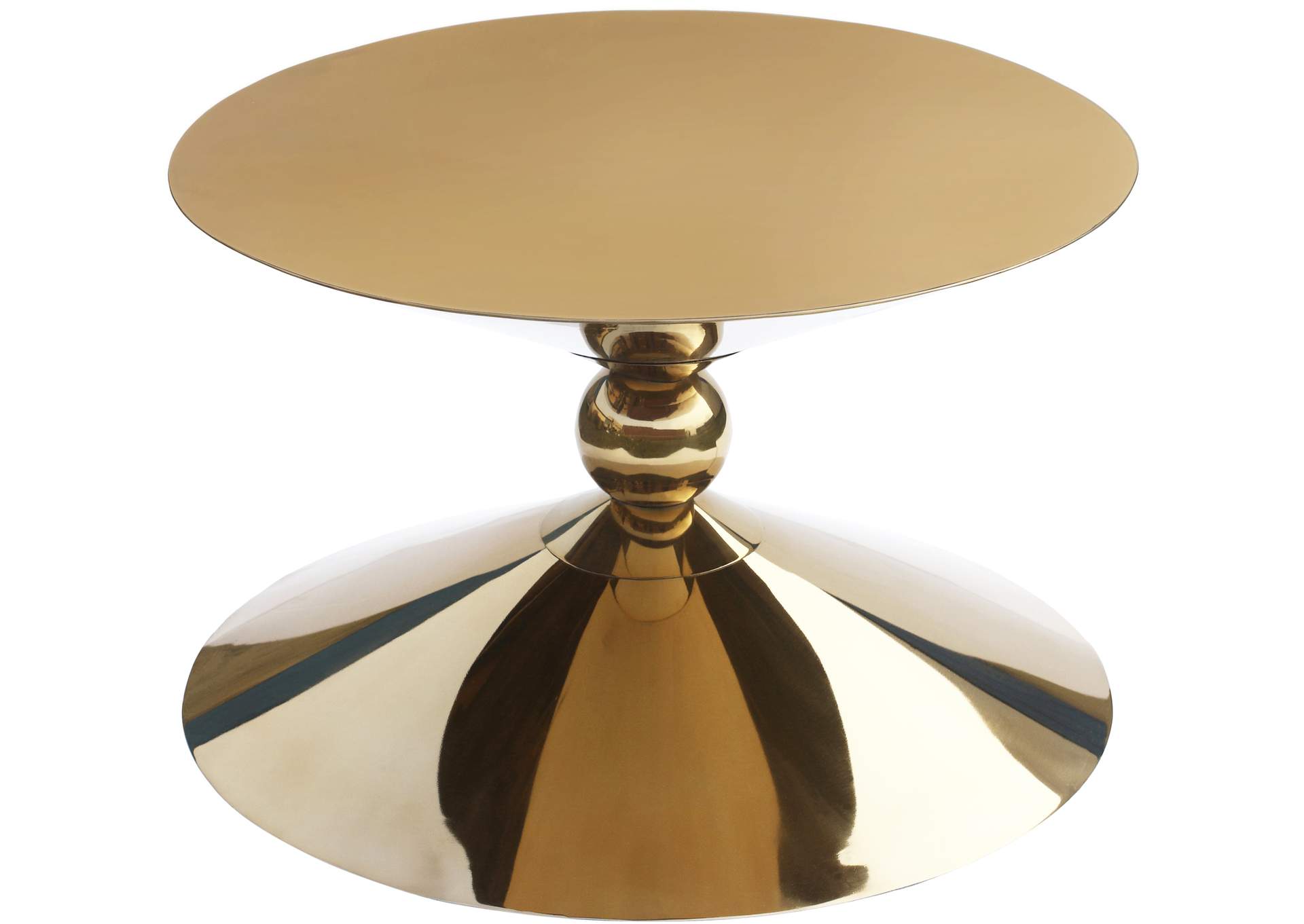 Malia Gold Coffee Table,Meridian Furniture