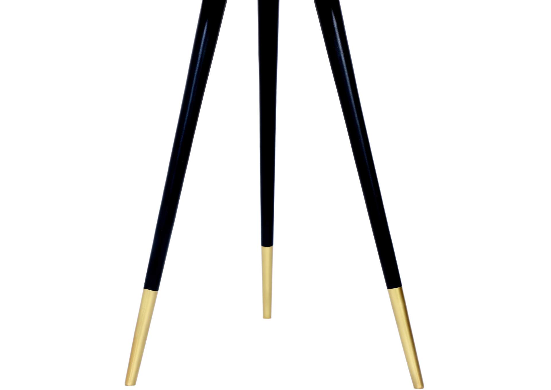 Reflection Gold - Black End Table,Meridian Furniture