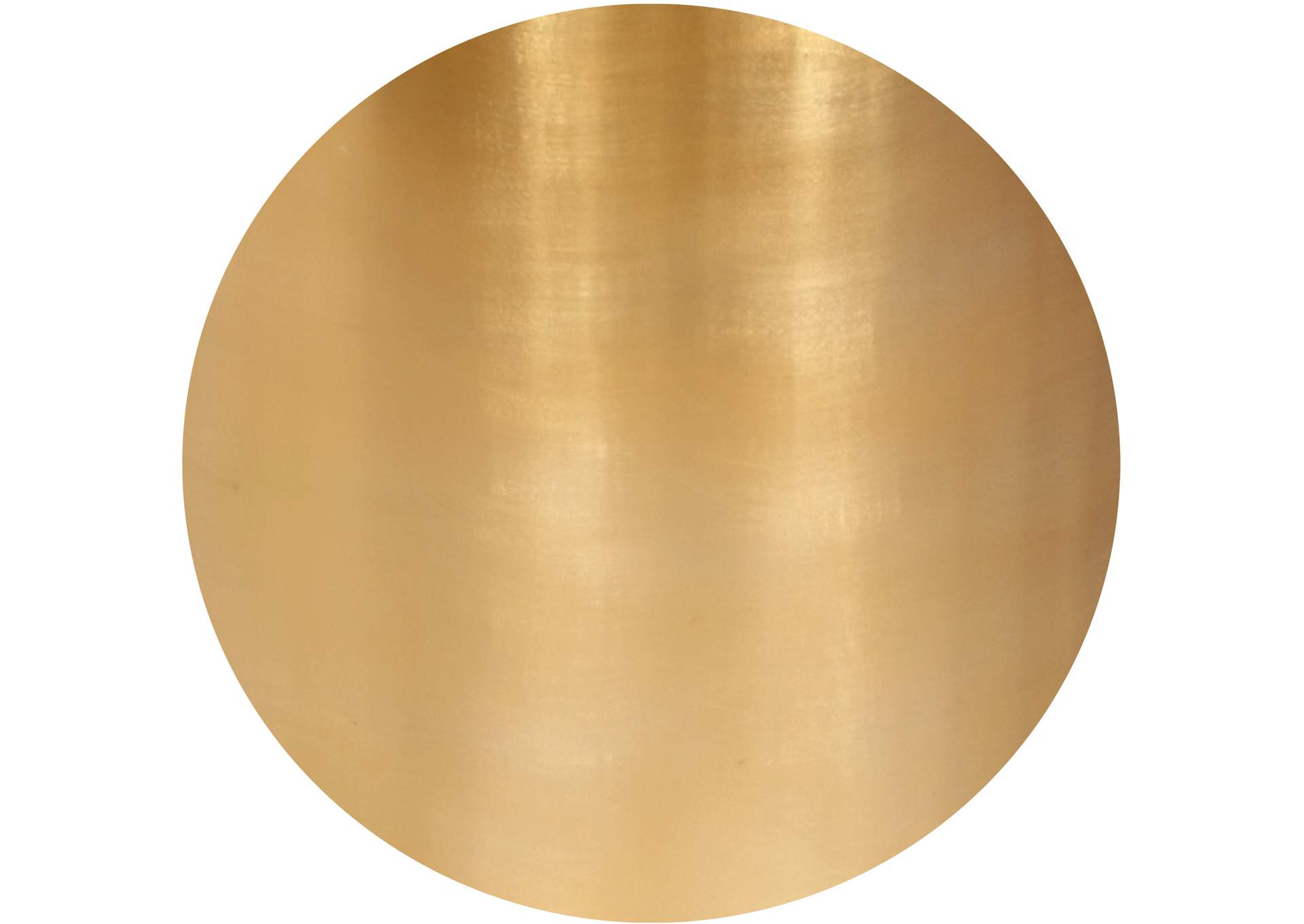 Cylinder Brushed Gold Coffee Table,Meridian Furniture