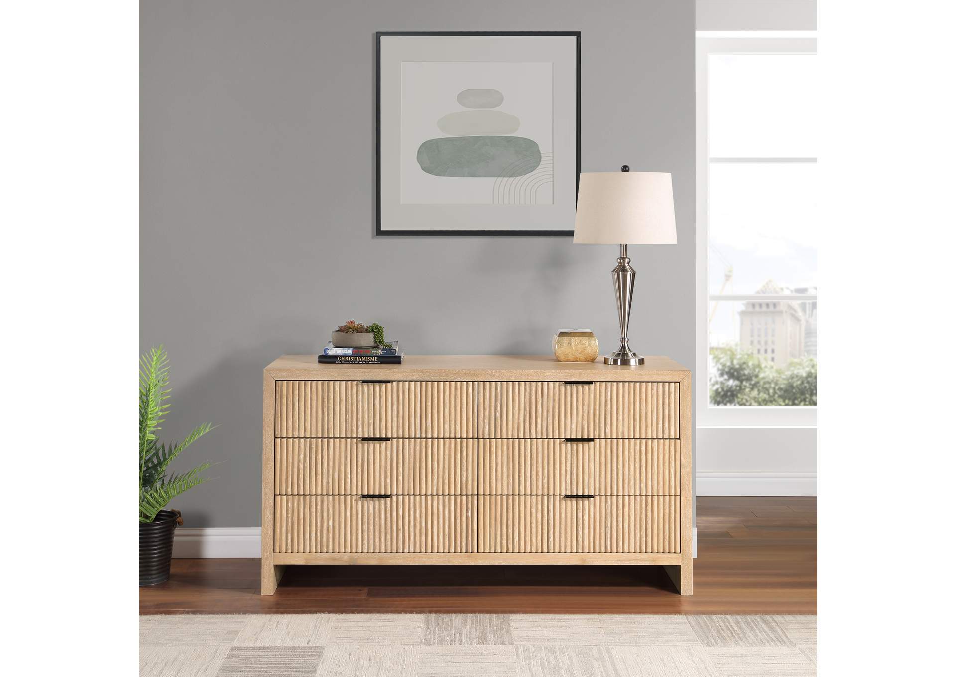 Fairfax Natural Dresser,Meridian Furniture