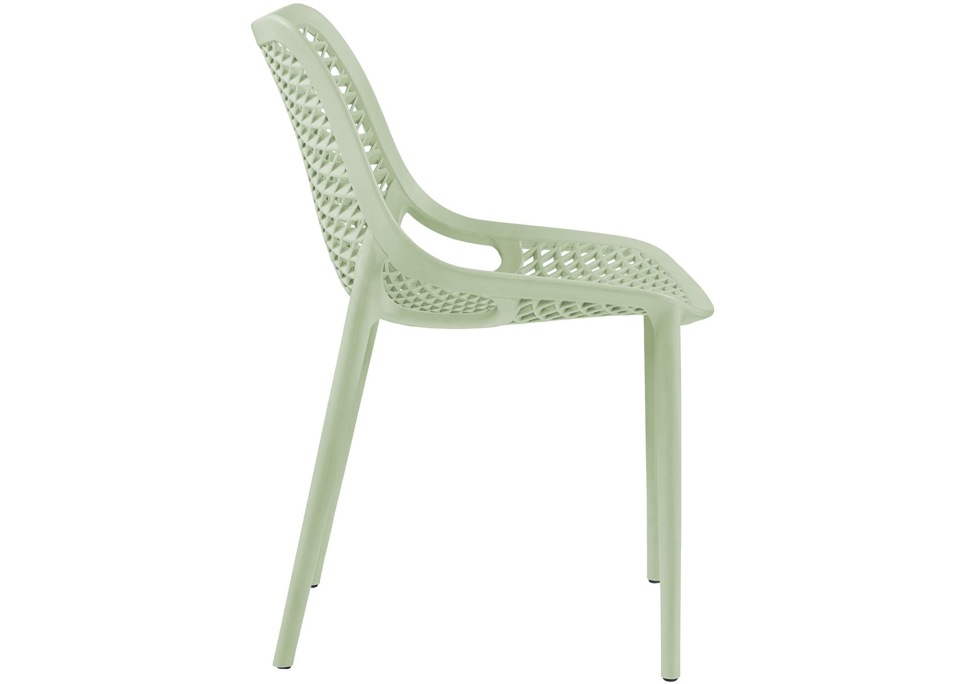 Mykonos Mint Outdoor Patio Dining Chair Set of 4,Meridian Furniture