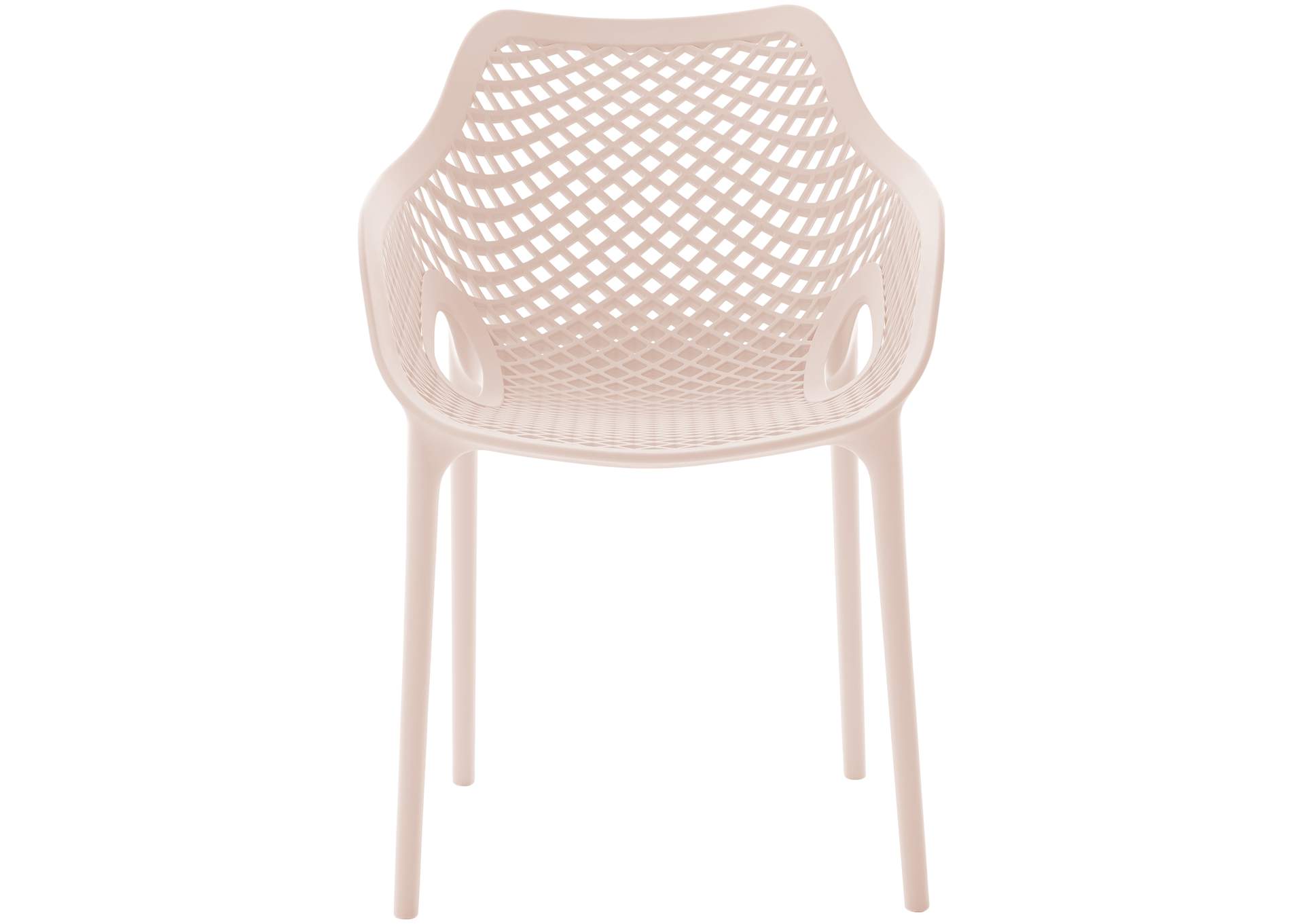 Mykonos Pink Outdoor Patio Dining Chair Set of 4,Meridian Furniture