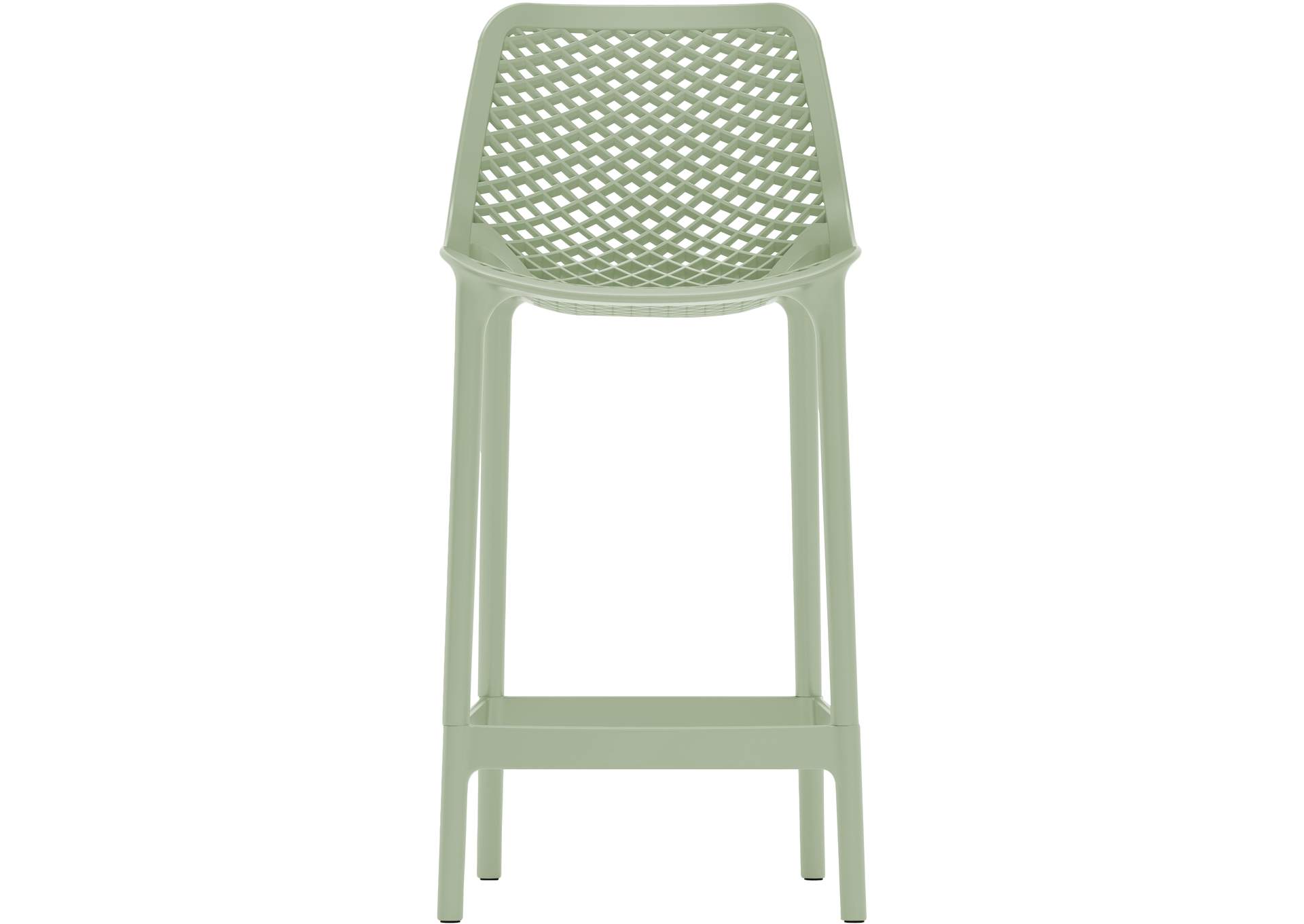 Mykonos Mint Outdoor Patio Stool Set of 4,Meridian Furniture