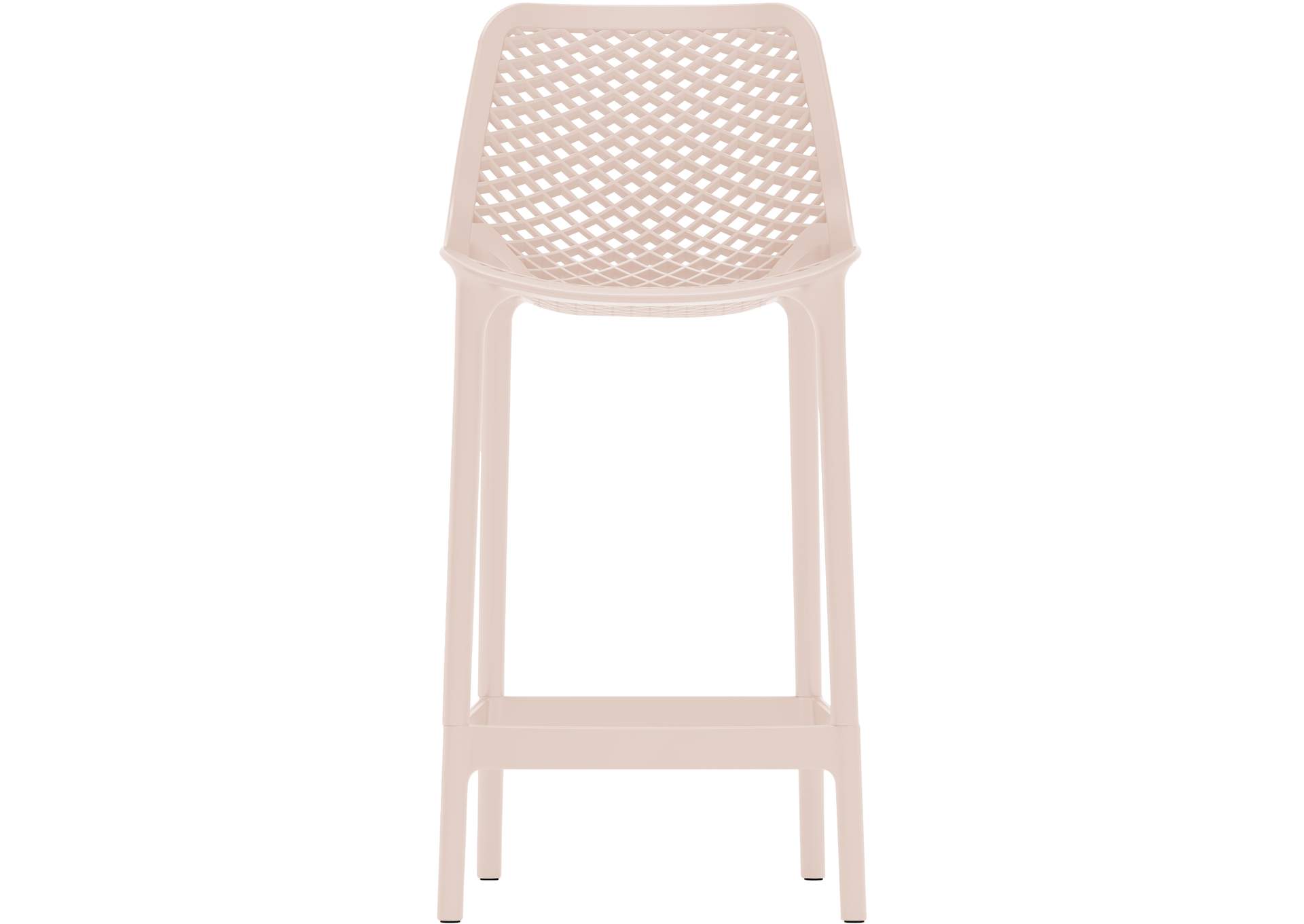 Mykonos Pink Outdoor Patio Stool Set of 4,Meridian Furniture
