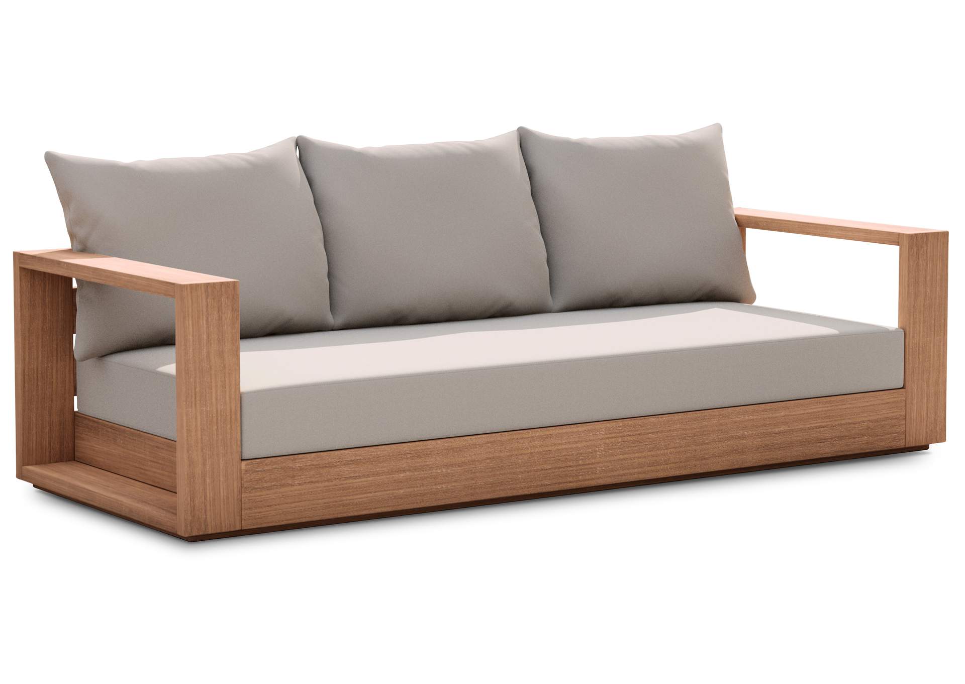 Tulum Grey Water Resistant Fabric Outdoor Sofa,Meridian Furniture