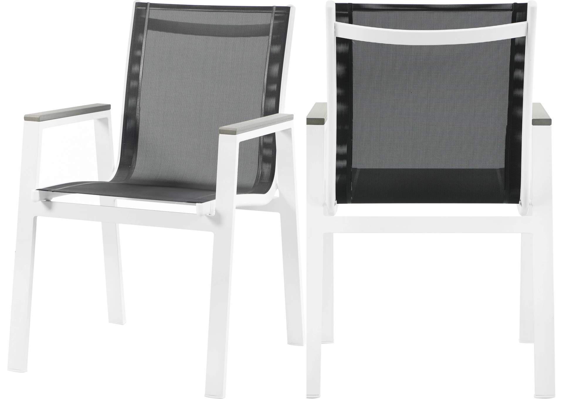 Black mesh best sale outdoor chairs