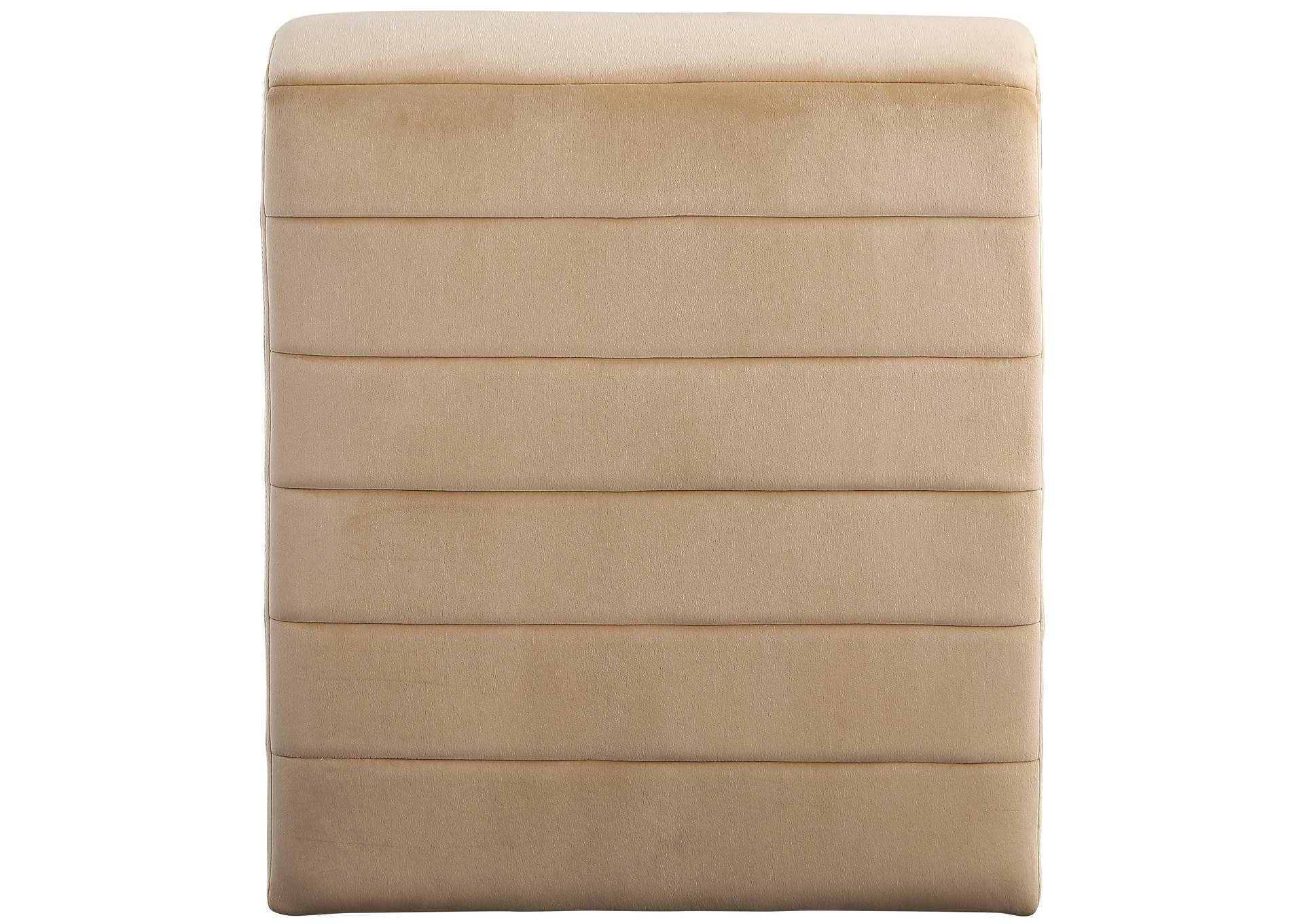 Ivy Camel Velvet Accent Chair,Meridian Furniture