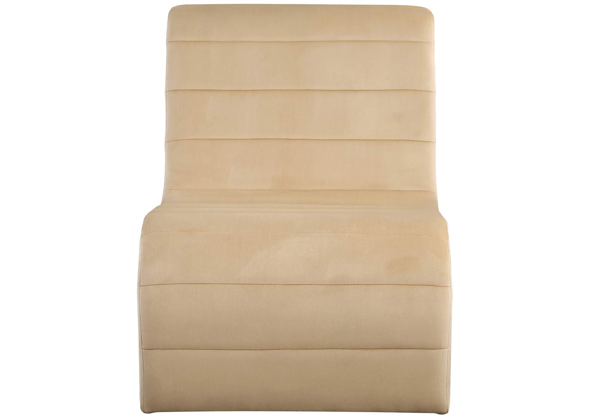 Ivy Camel Velvet Accent Chair,Meridian Furniture