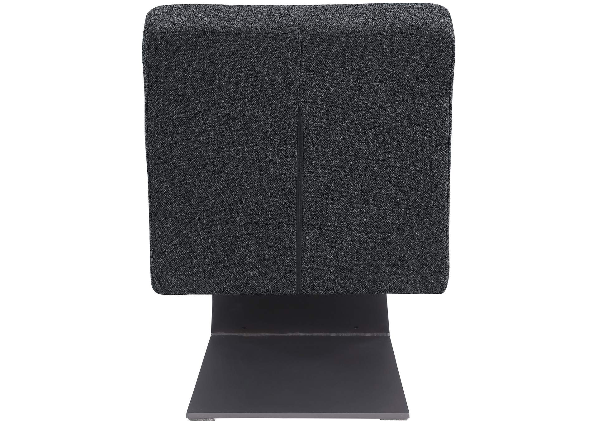 Zeal Black Boucle Fabric Accent Chair,Meridian Furniture