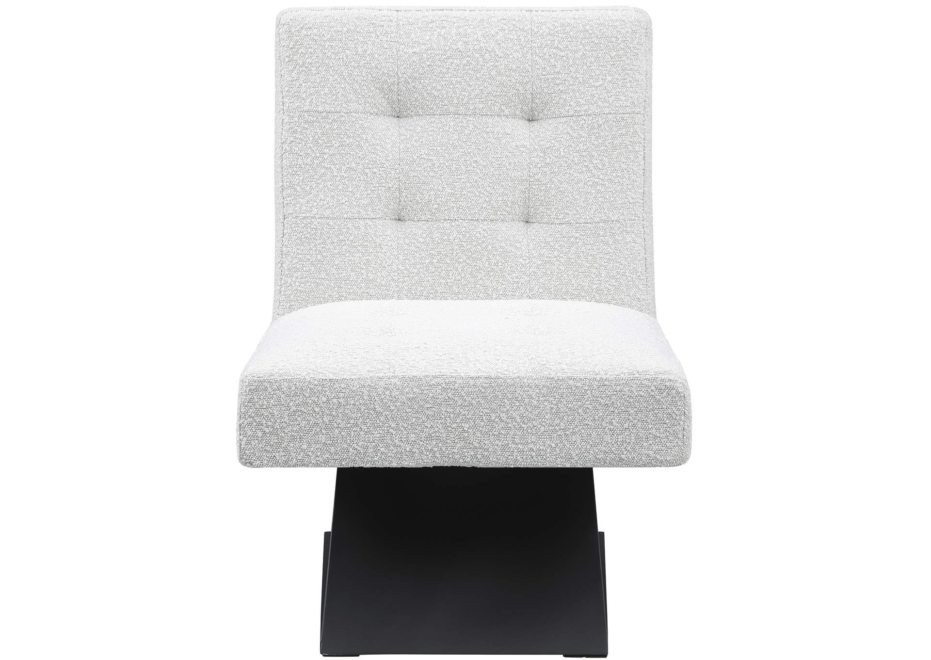 Zeal Cream Boucle Fabric Accent Chair,Meridian Furniture